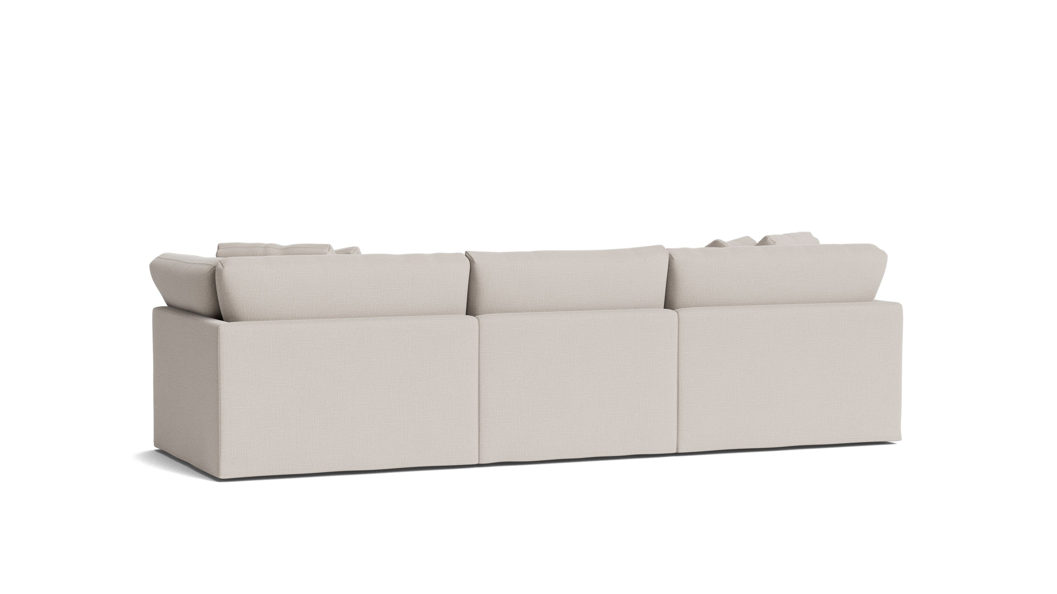 Get Together™ 3-Piece Modular Sofa, Large, Clay