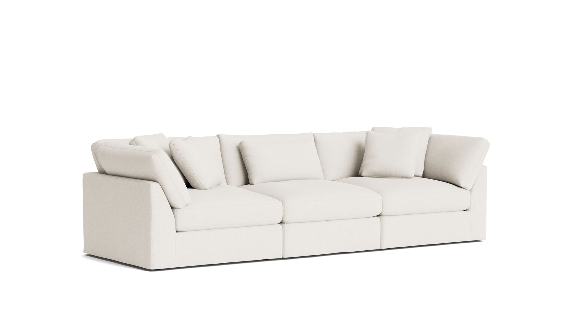 Get Together™ 3-Piece Modular Sofa, Large, Cream Linen_image