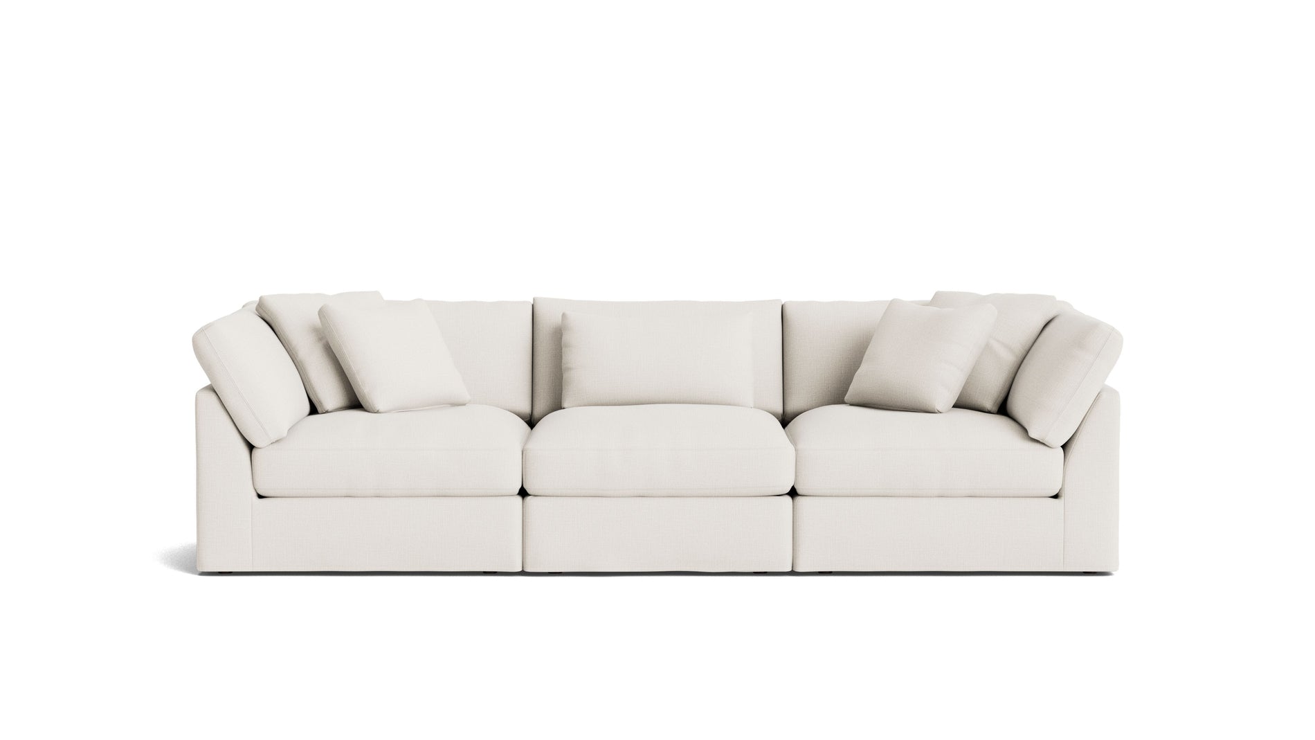Get Together™ 3-Piece Modular Sofa, Large, Cream Linen_image