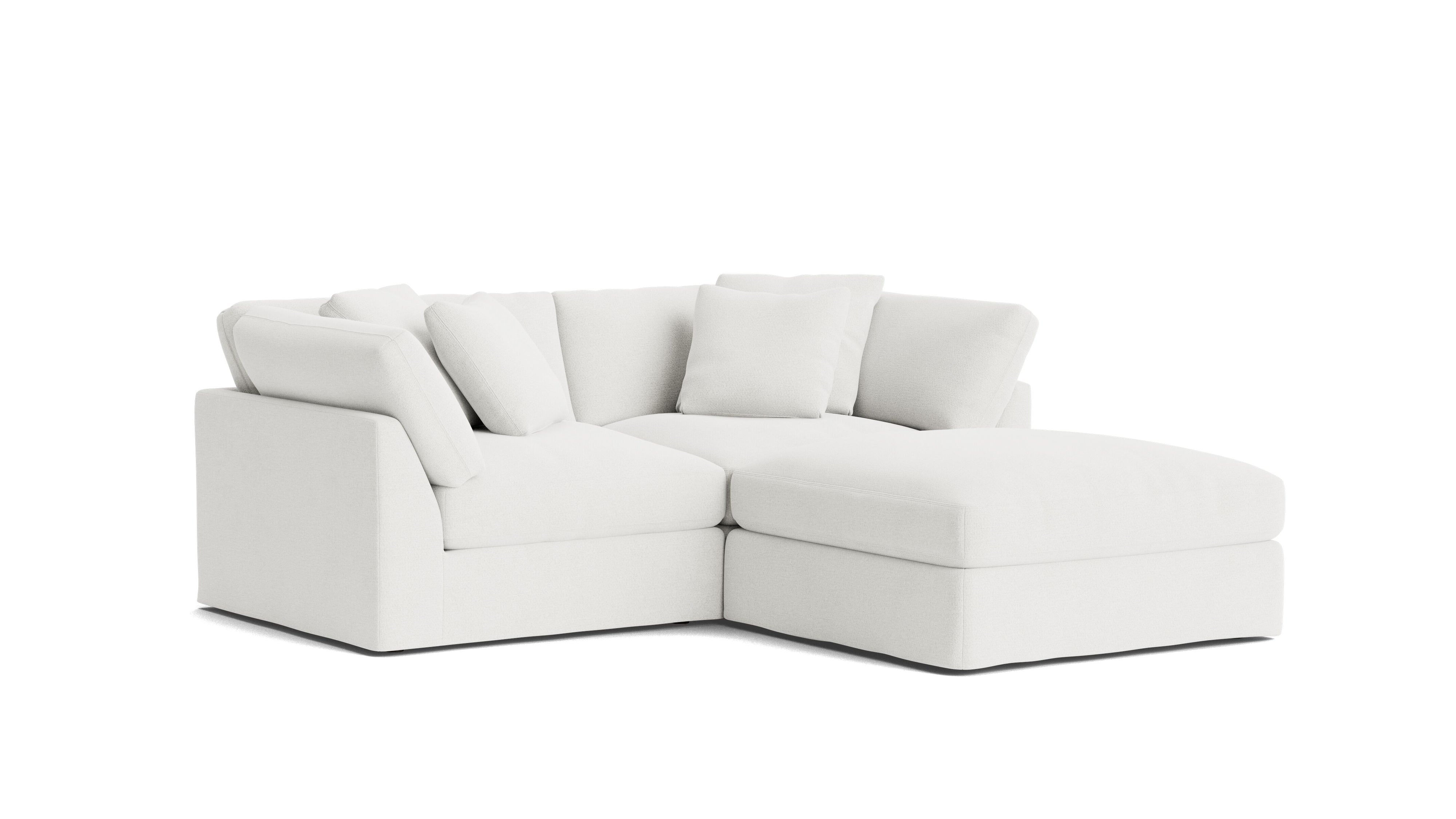 Get Together™ 3-Piece Modular Sectional, Large, Sea Salt