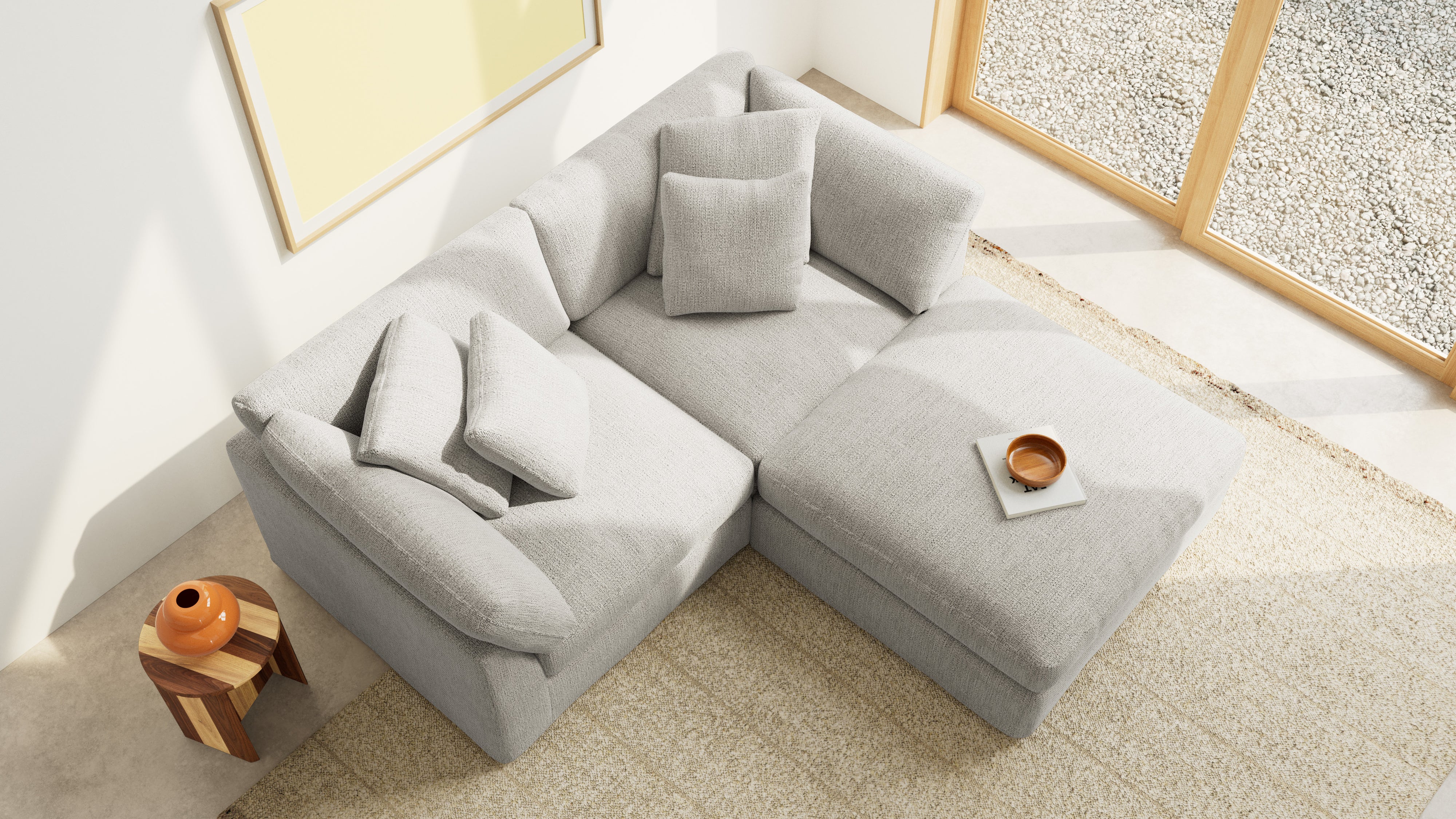 Get Together™ 3-Piece Modular Sectional, Large, Oatmeal