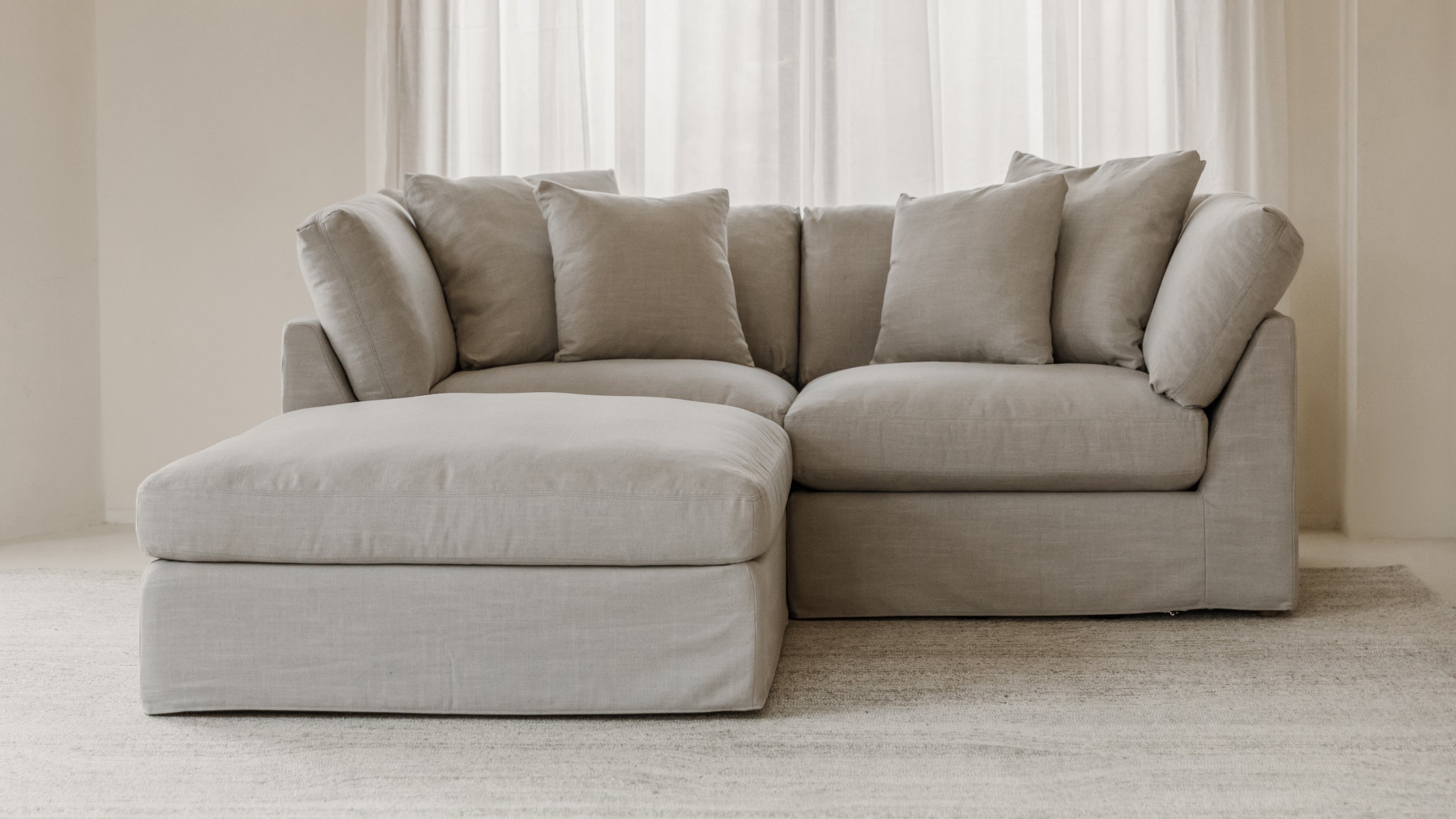 Get Together™ 3-Piece Modular Sectional, Large, Clay