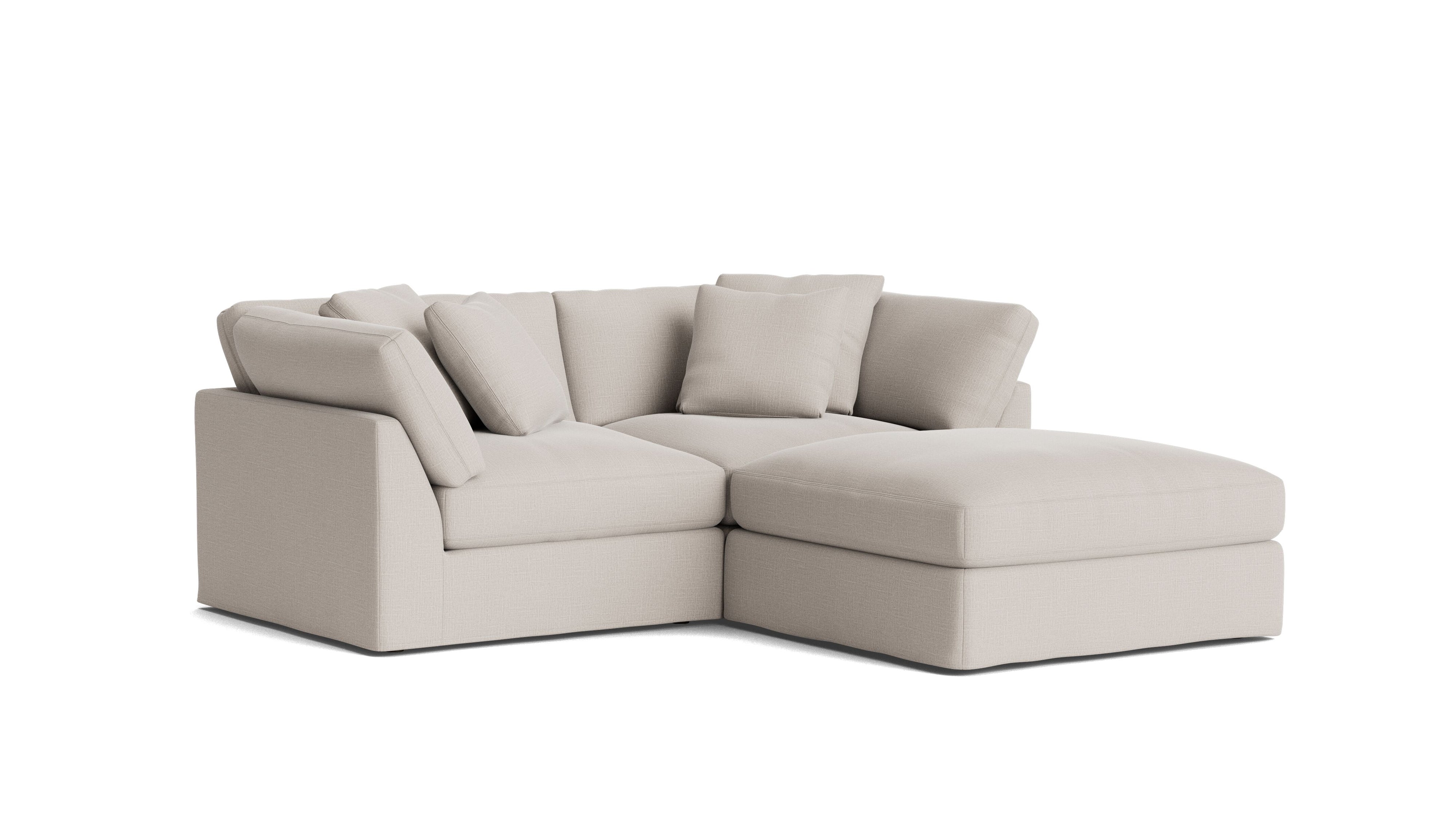 Get Together™ 3-Piece Modular Sectional, Large, Clay