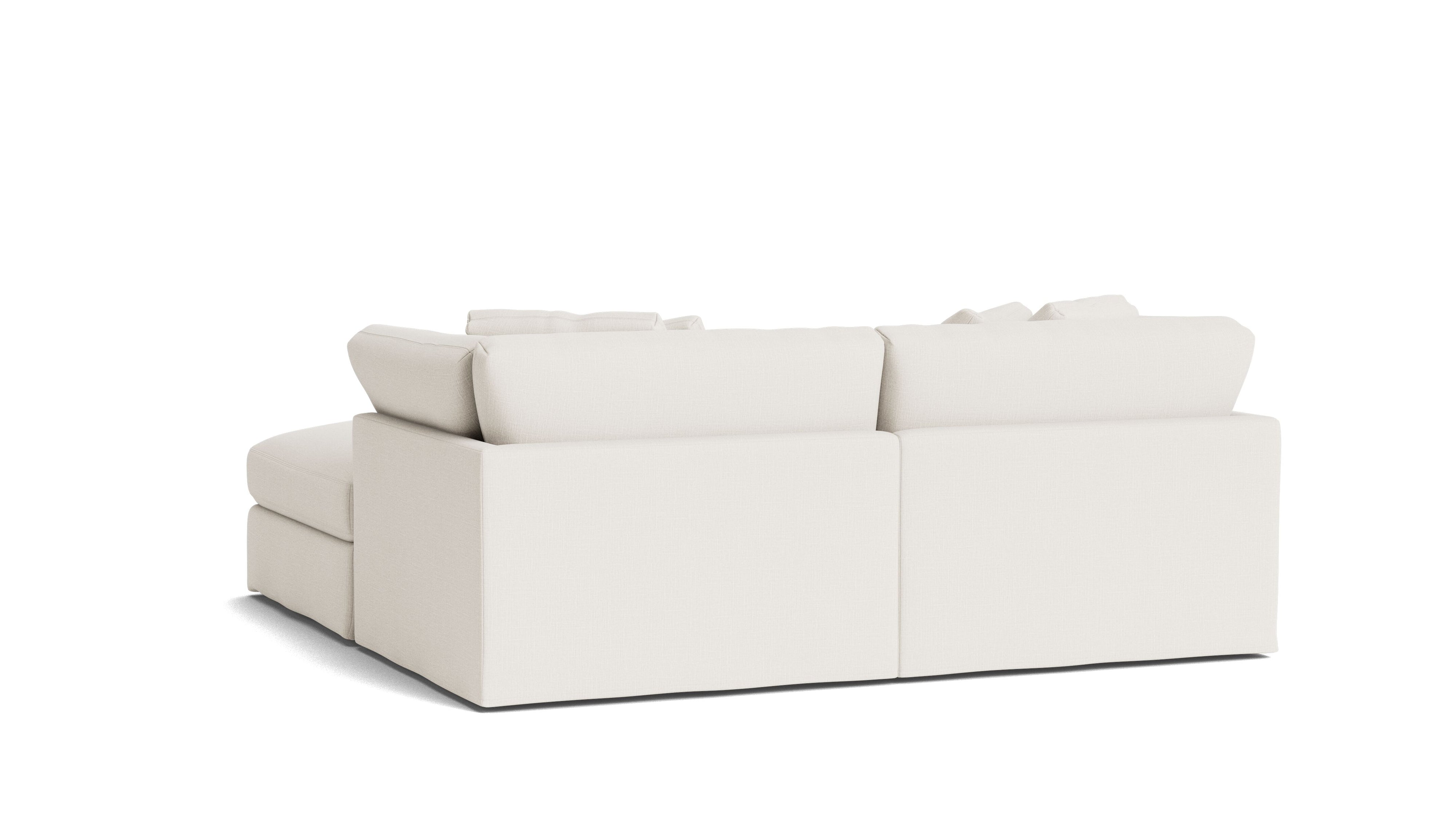 Get Together™ 3-Piece Modular Sectional, Large, Cream Linen