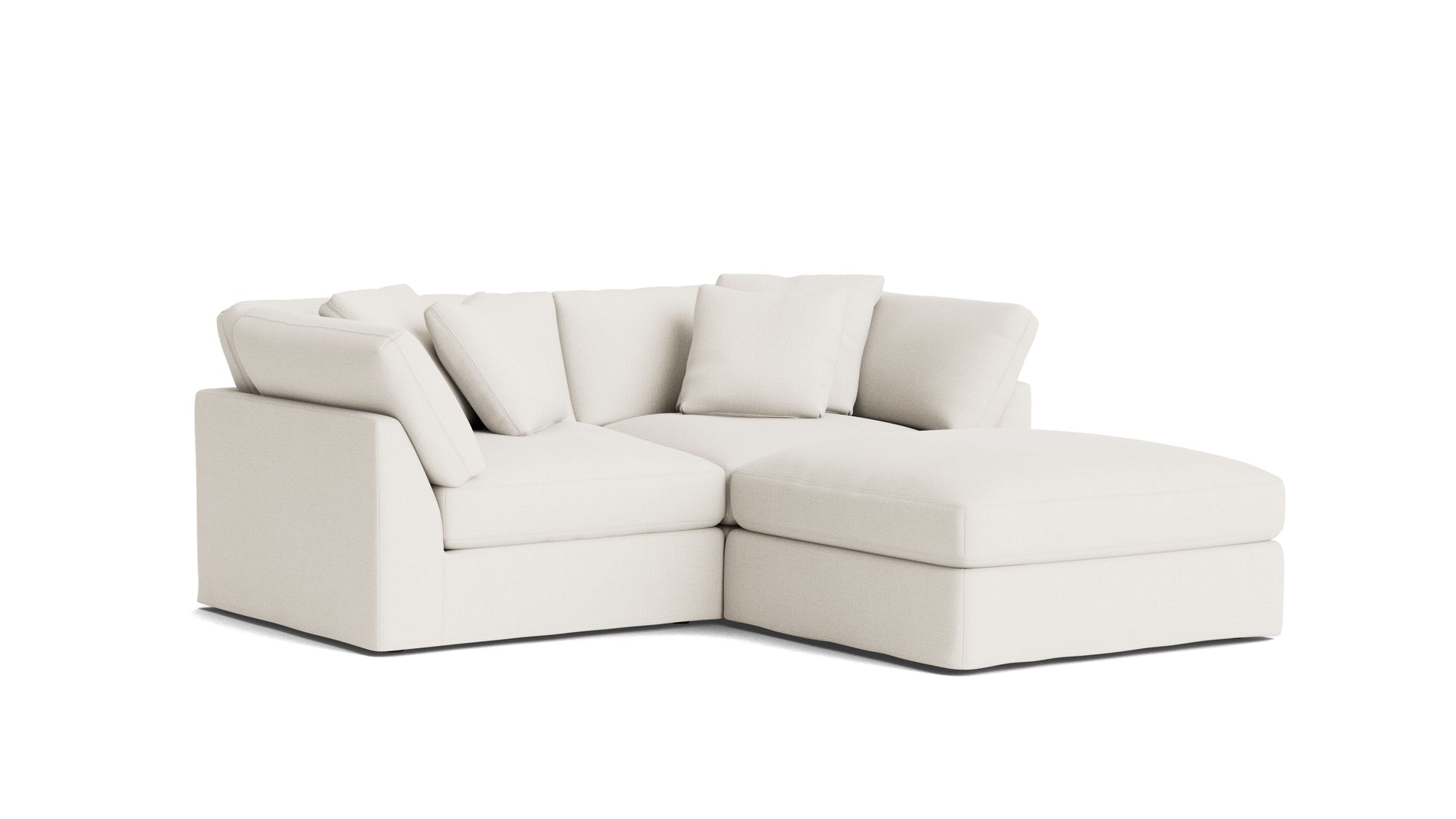 Get Together™ 3-Piece Modular Sectional, Large, Cream Linen_image