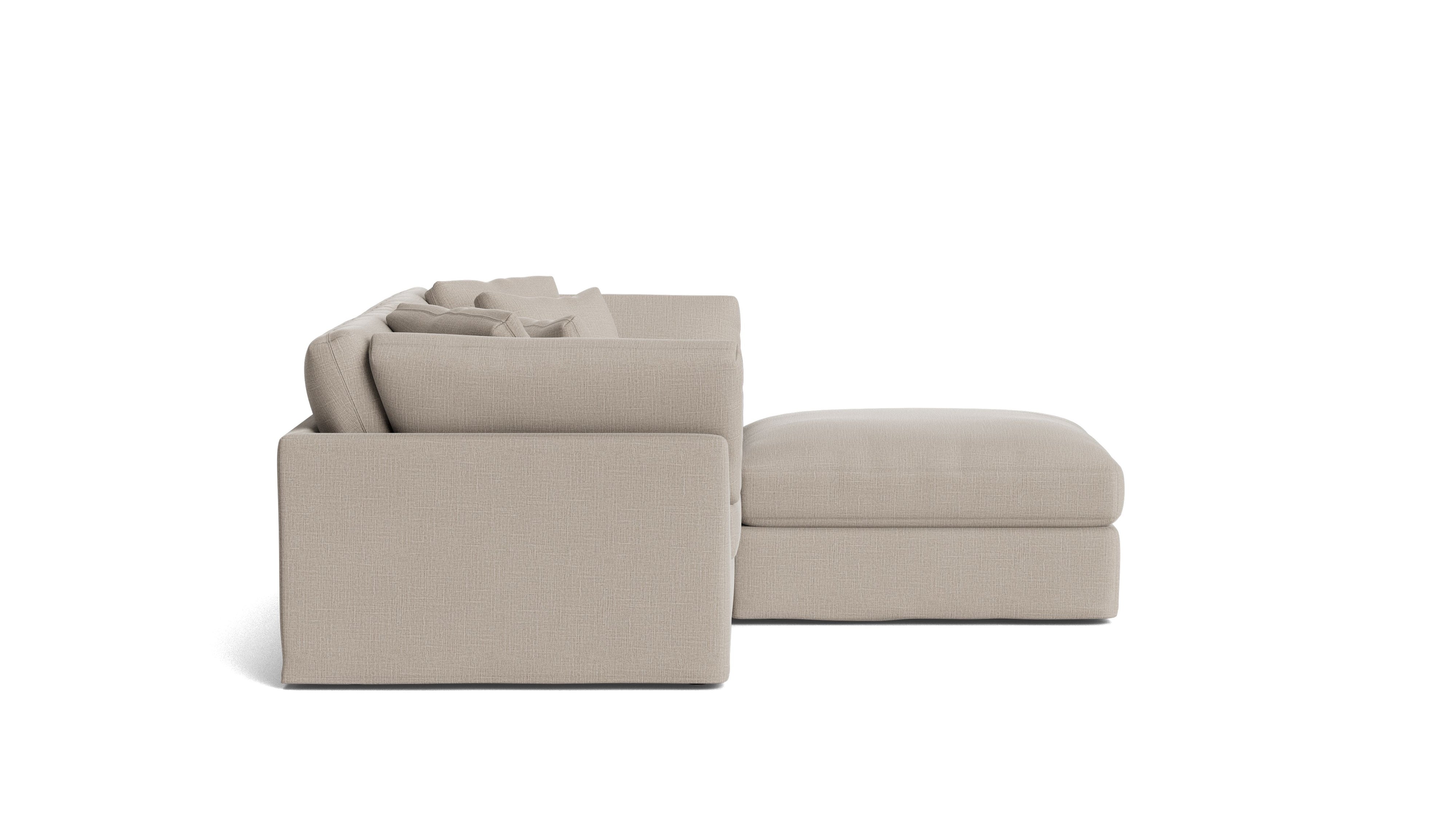 Get Together™ 3-Piece Modular Sectional, Large, Light Pebble