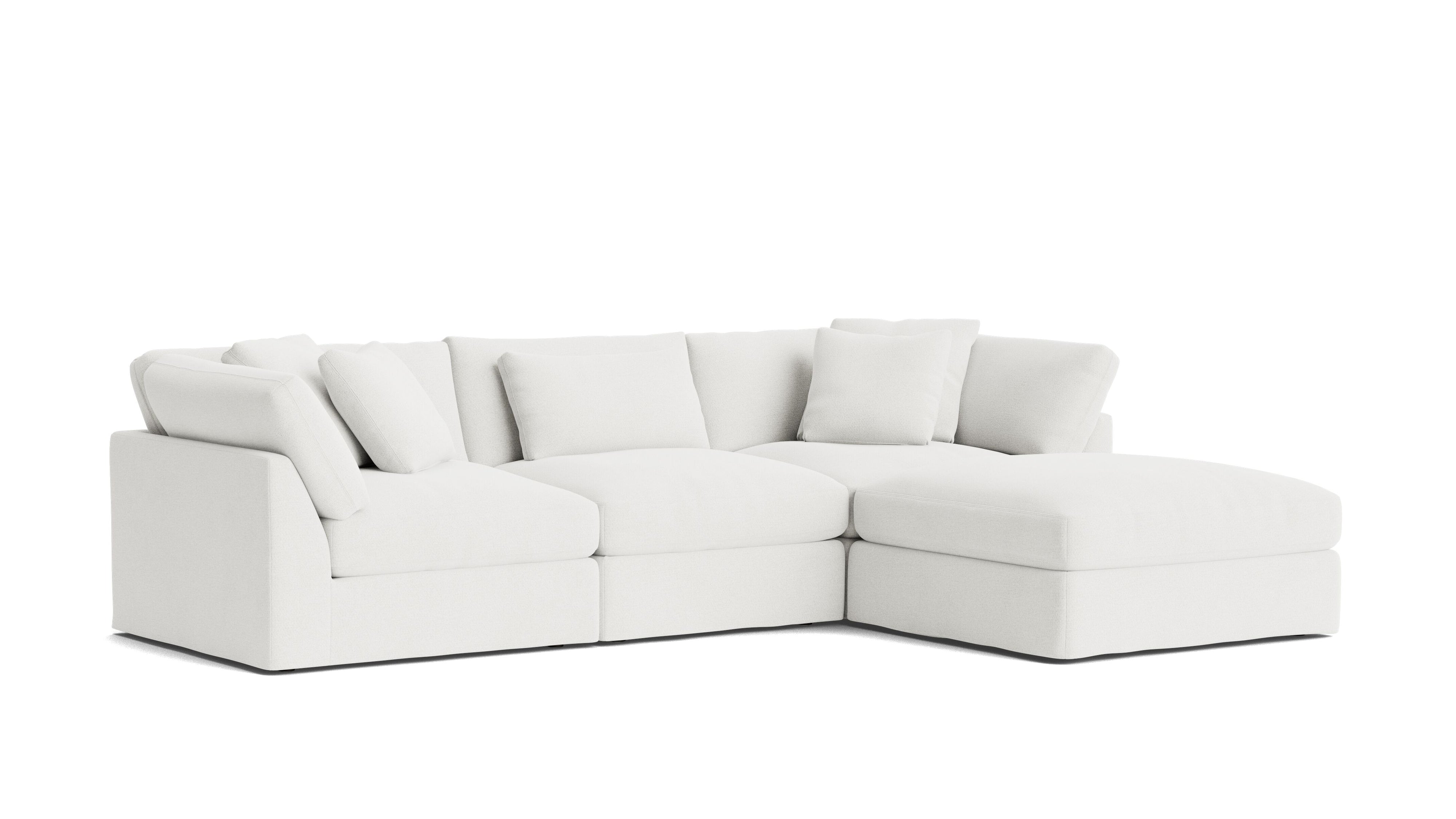 Get Together™ 4-Piece Modular Sectional, Large, Sea Salt