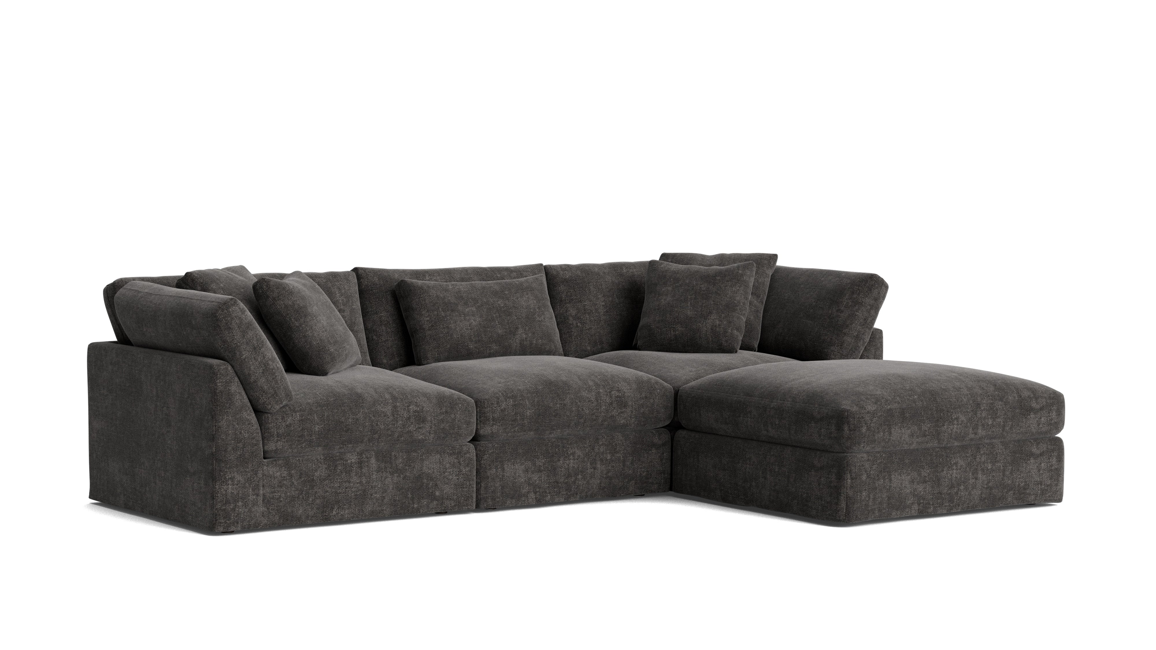 Get Together™ 4 - Piece Modular Sectional, Large, Truffle - Sundays Company CanadaSEC-YJ-032-003