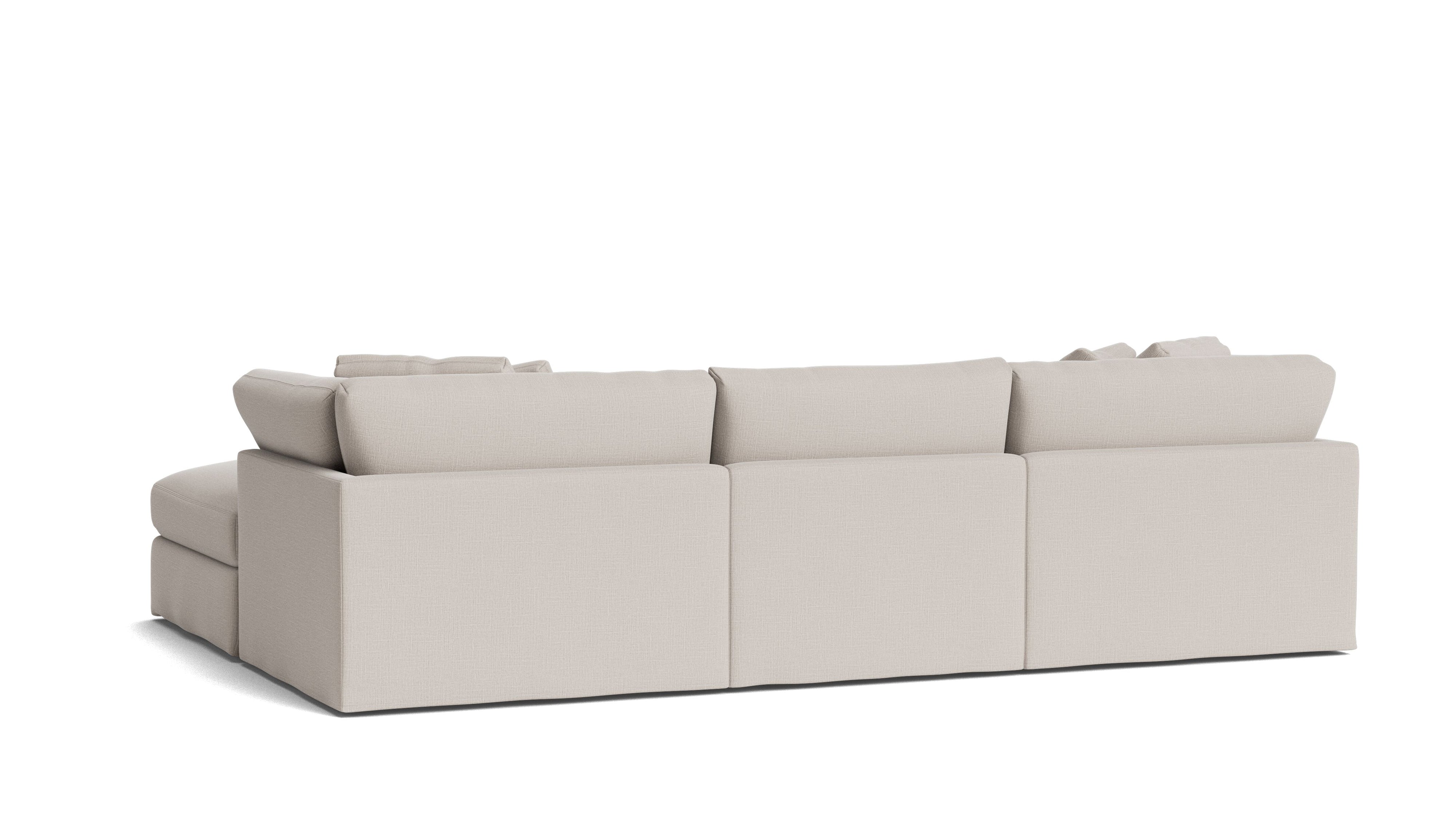 Get Together™ 4-Piece Modular Sectional, Large, Clay