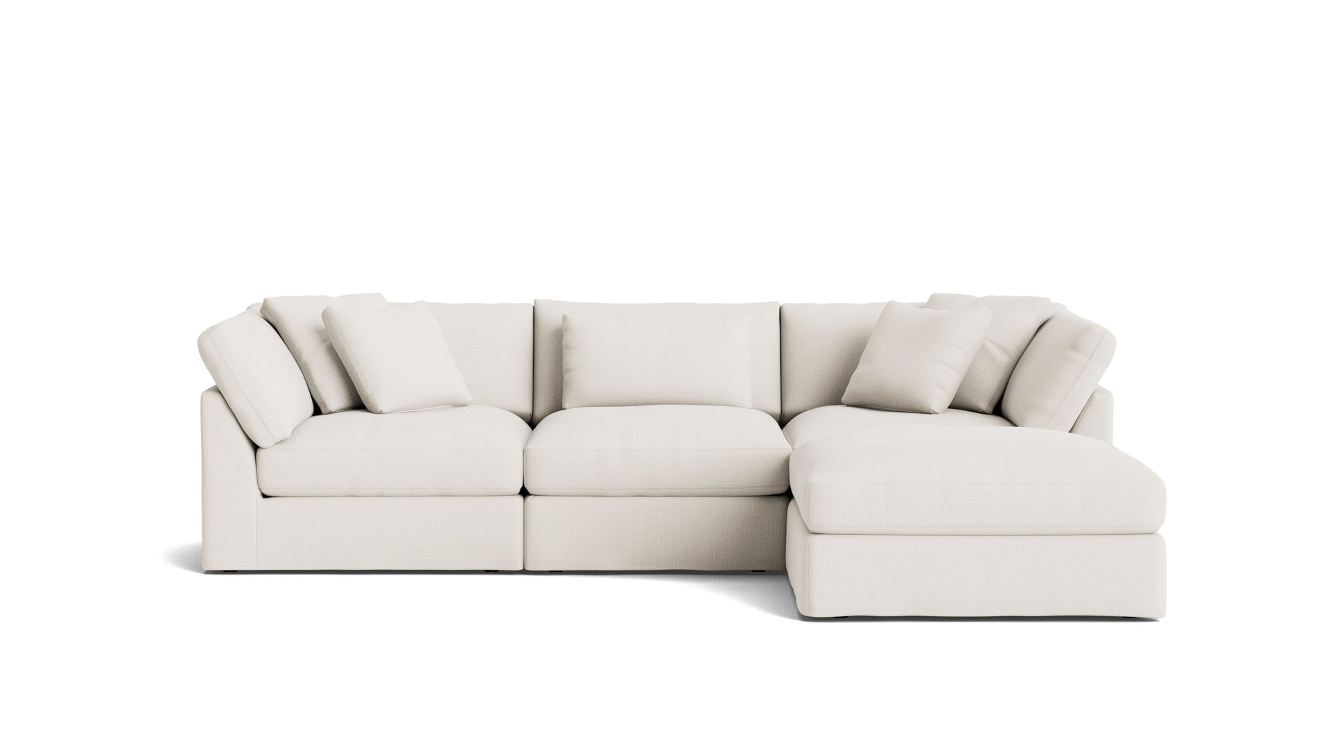 Get Together™ 4-Piece Modular Sectional, Large, Cream Linen_image