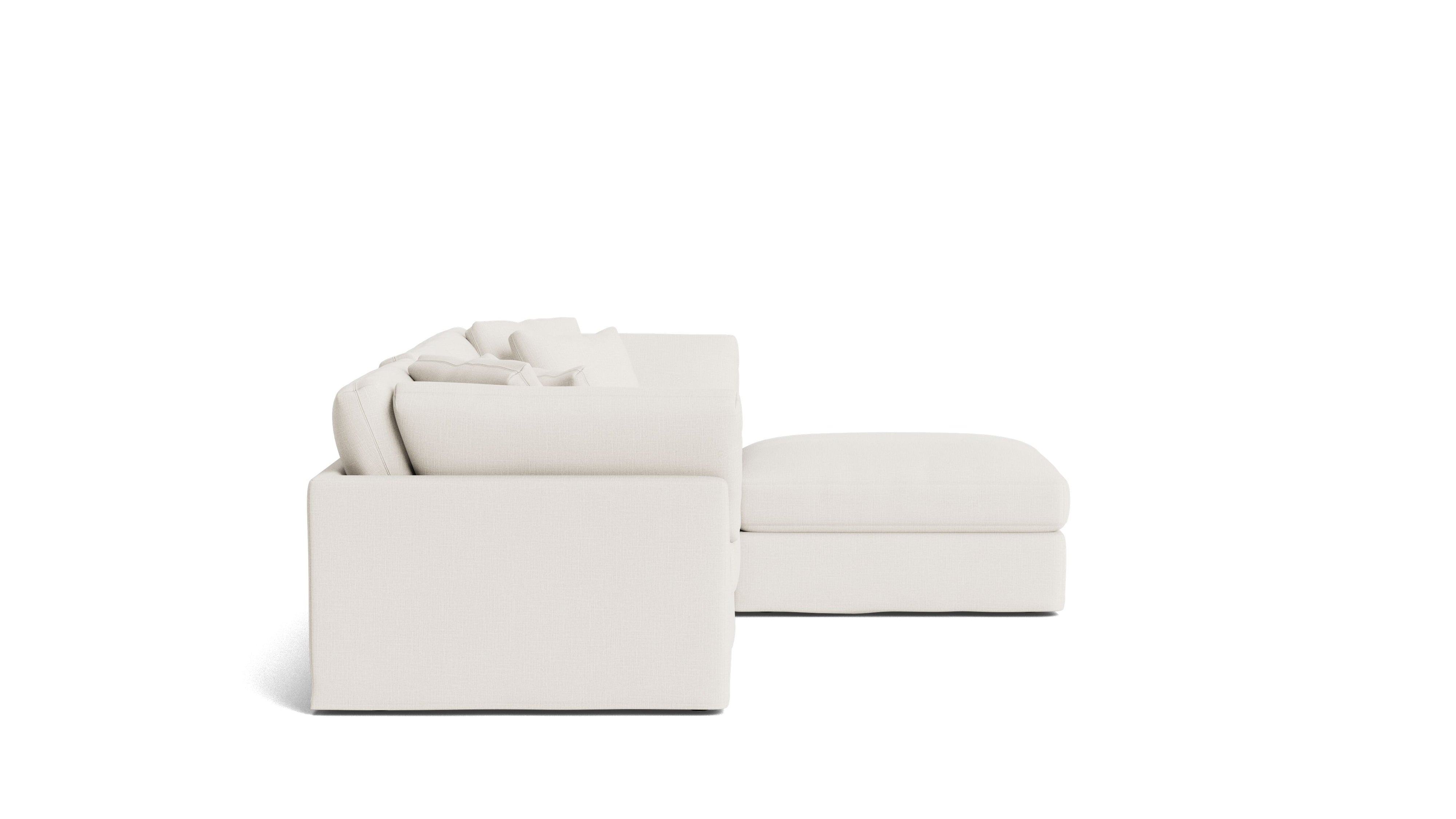 Get Together™ 4-Piece Modular Sectional, Large, Cream Linen