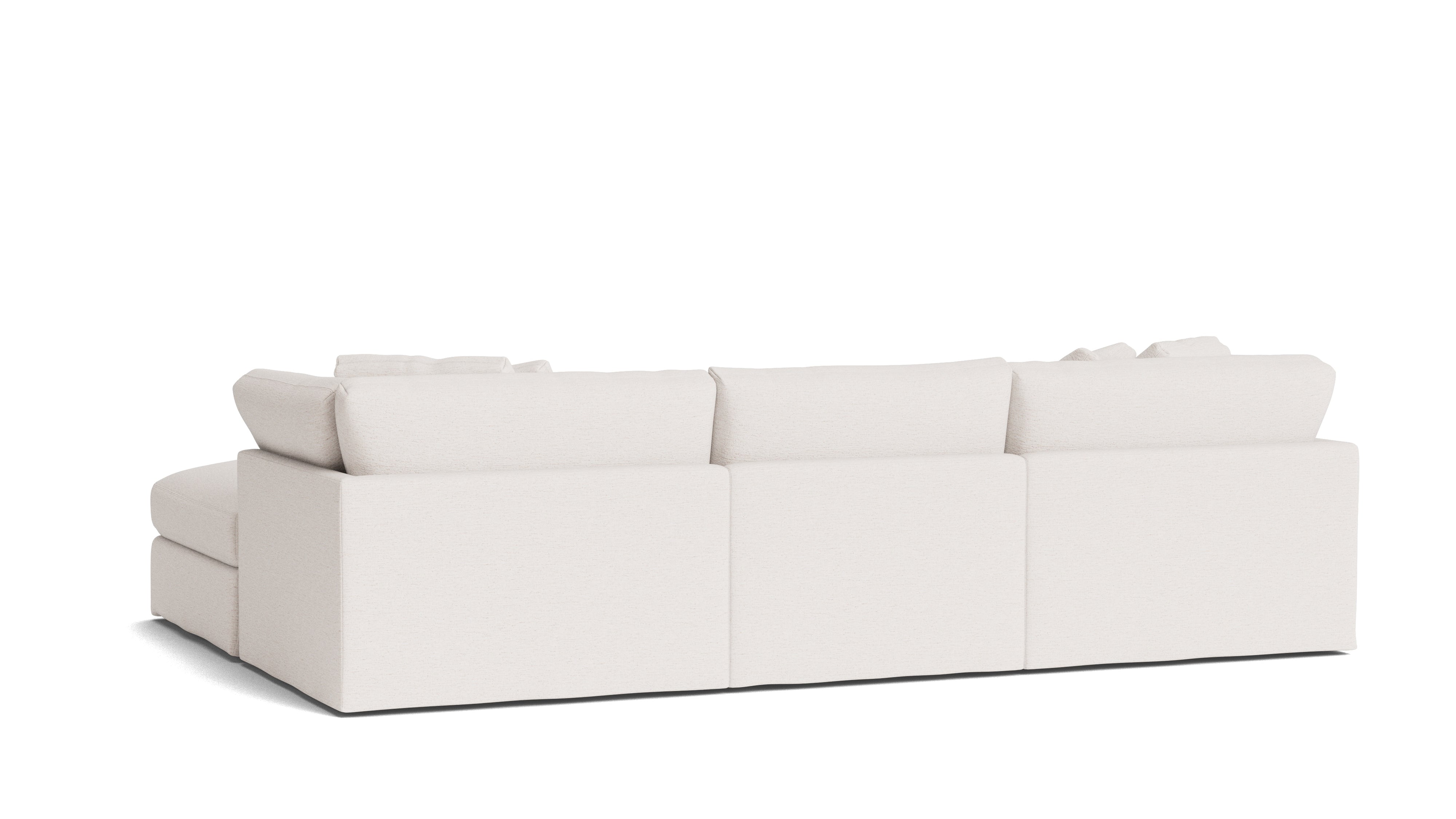 Get Together™ 4-Piece Modular Sectional, Large, Nomad Snow