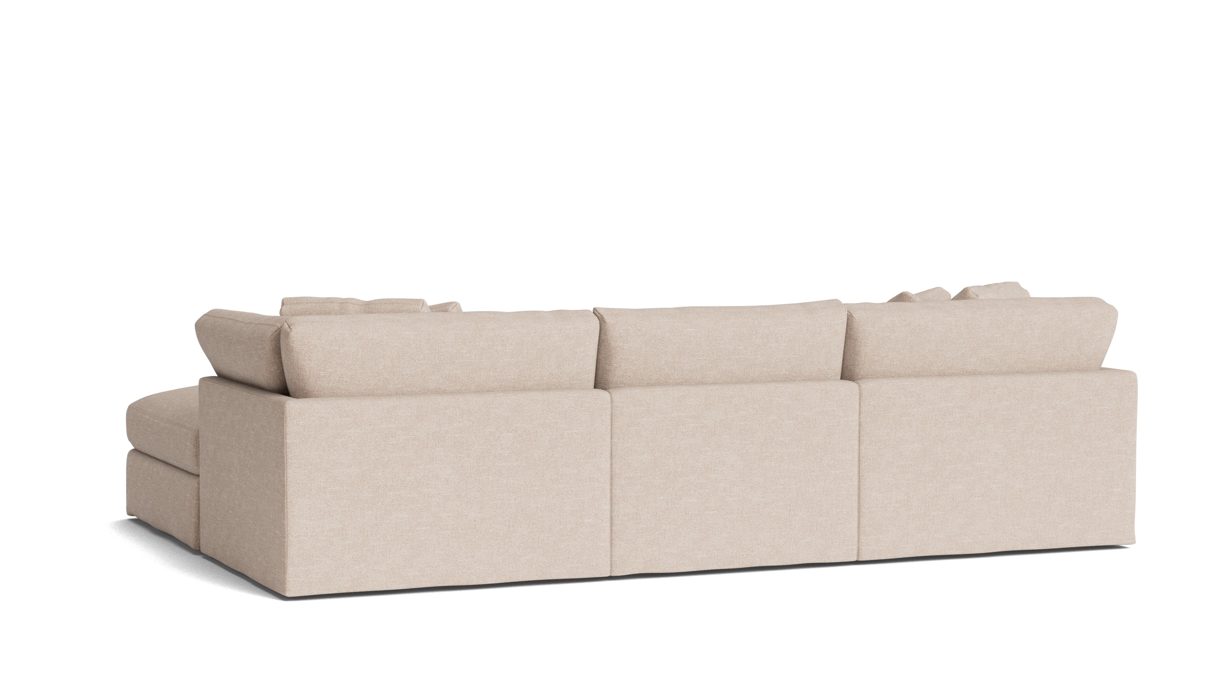 Get Together™ 4 - Piece Modular Sectional, Large, Sunbeam - Sundays Company CanadaSEC-YJ-032-141