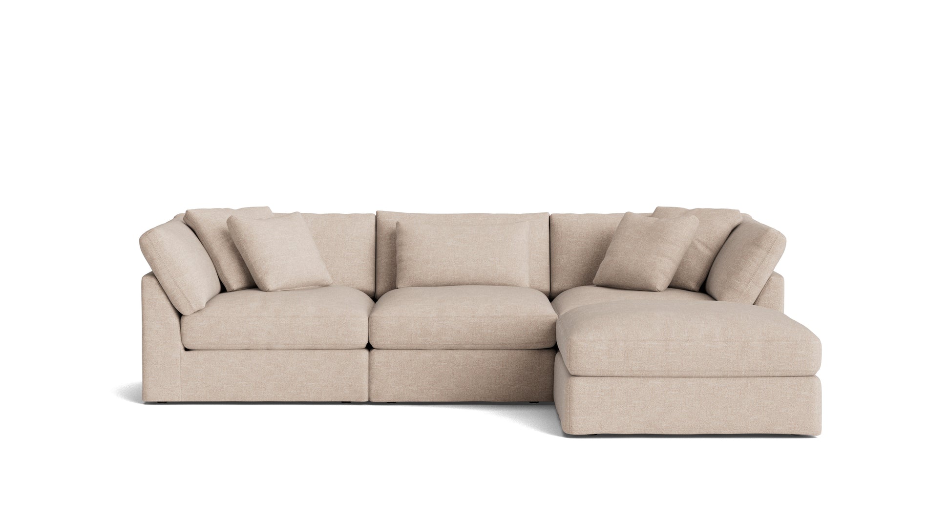Get Together™ 4-Piece Modular Sectional, Large, Sunbeam_image