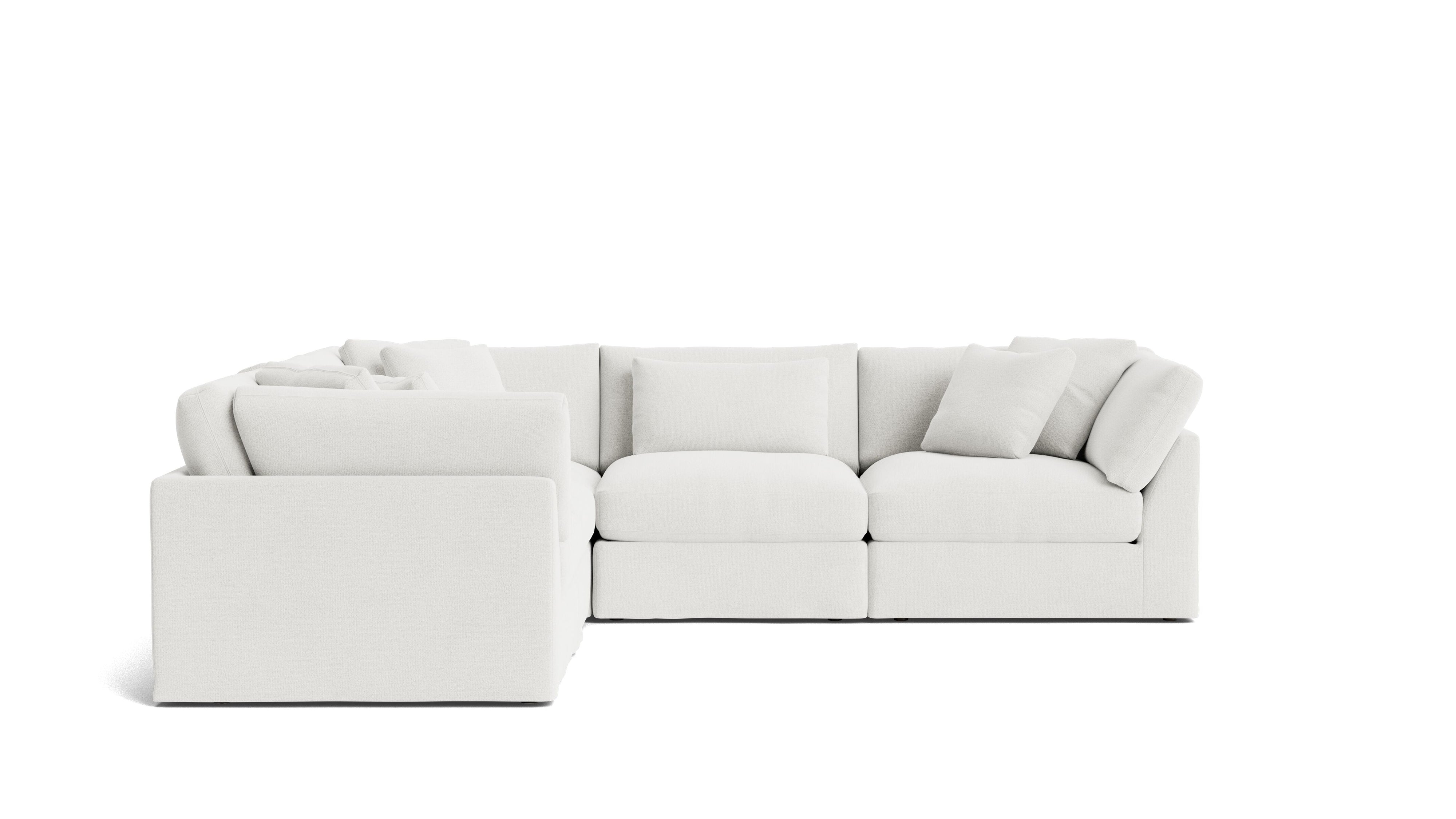 Get Together™ 5-Piece Modular Sectional Closed, Large, Sea Salt