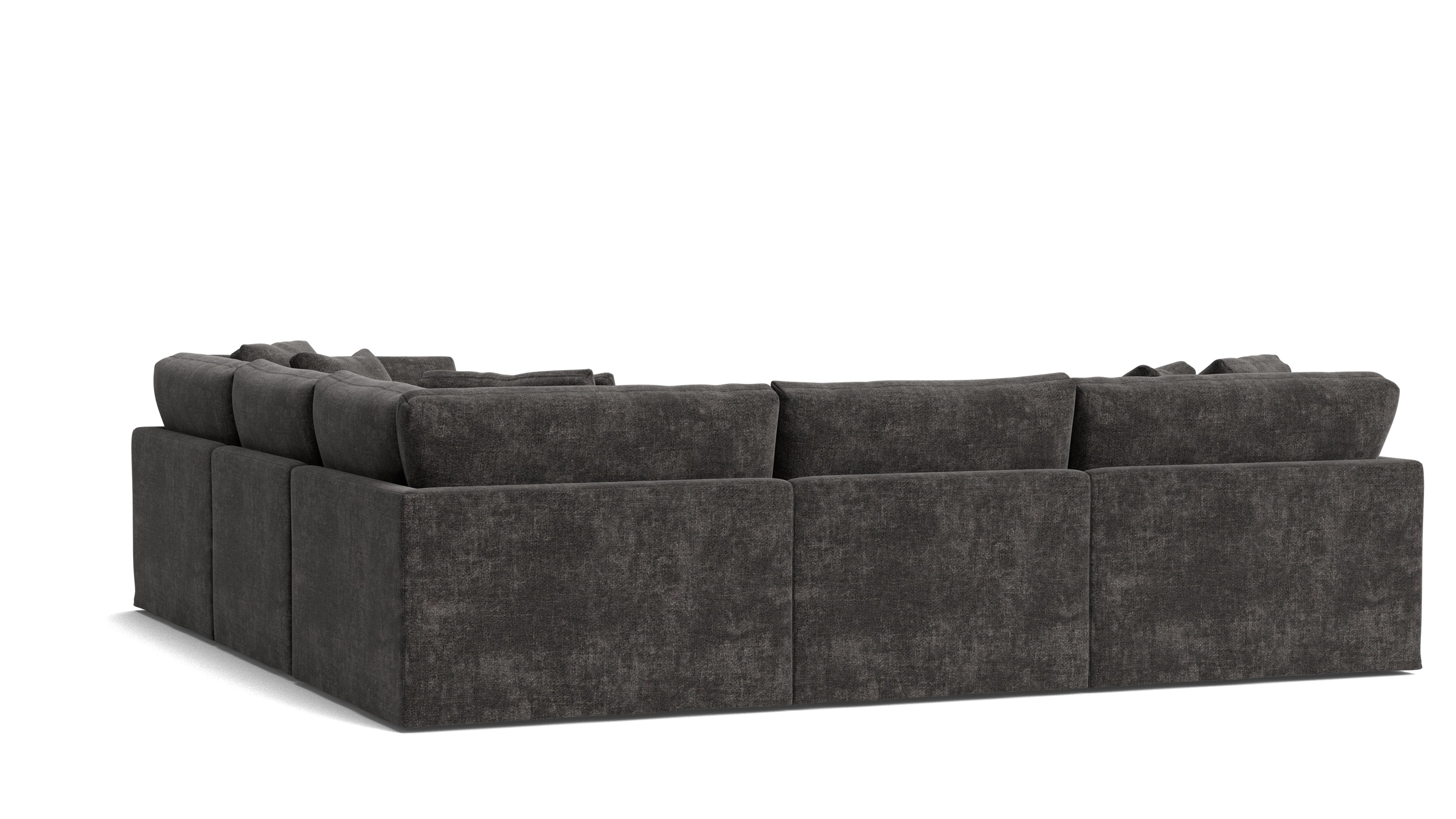 Get Together™ 5 - Piece Modular Sectional Closed, Large, Truffle - Sundays Company CanadaSEC-YJ-033-003