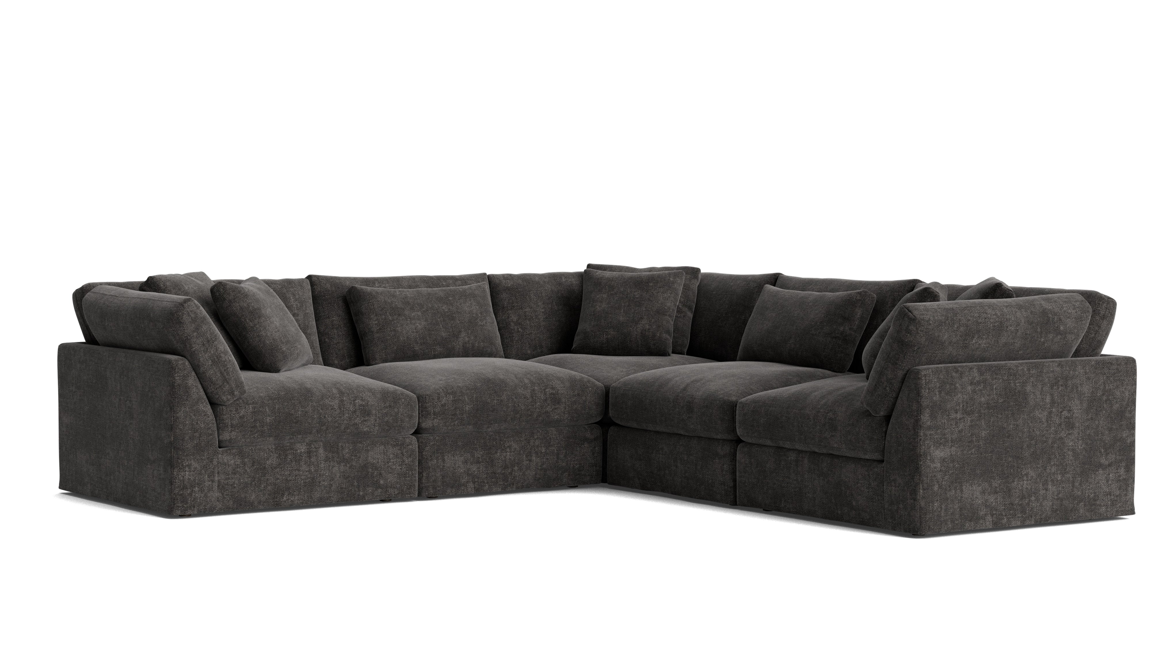 Get Together™ 5 - Piece Modular Sectional Closed, Large, Truffle - Sundays Company CanadaSEC-YJ-033-003