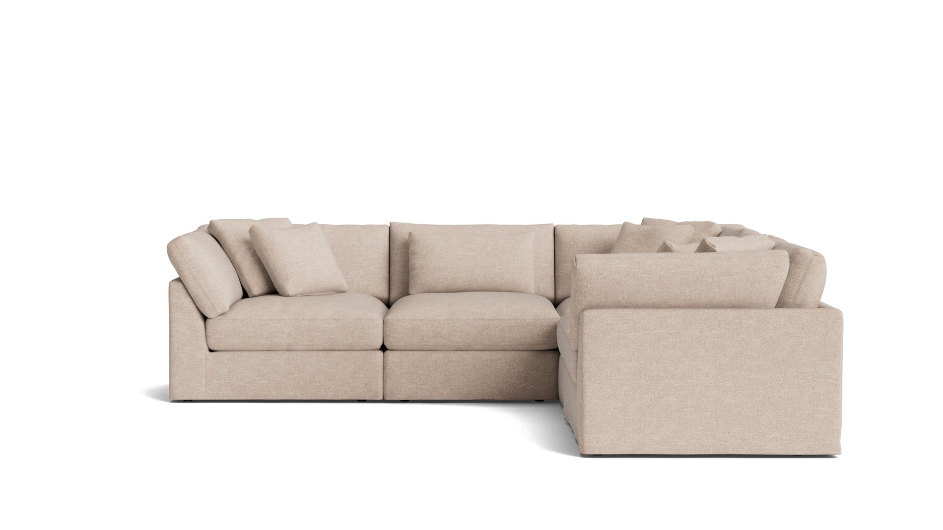 Get Together™ 5-Piece Modular Sectional Closed, Large, Sunbeam_image