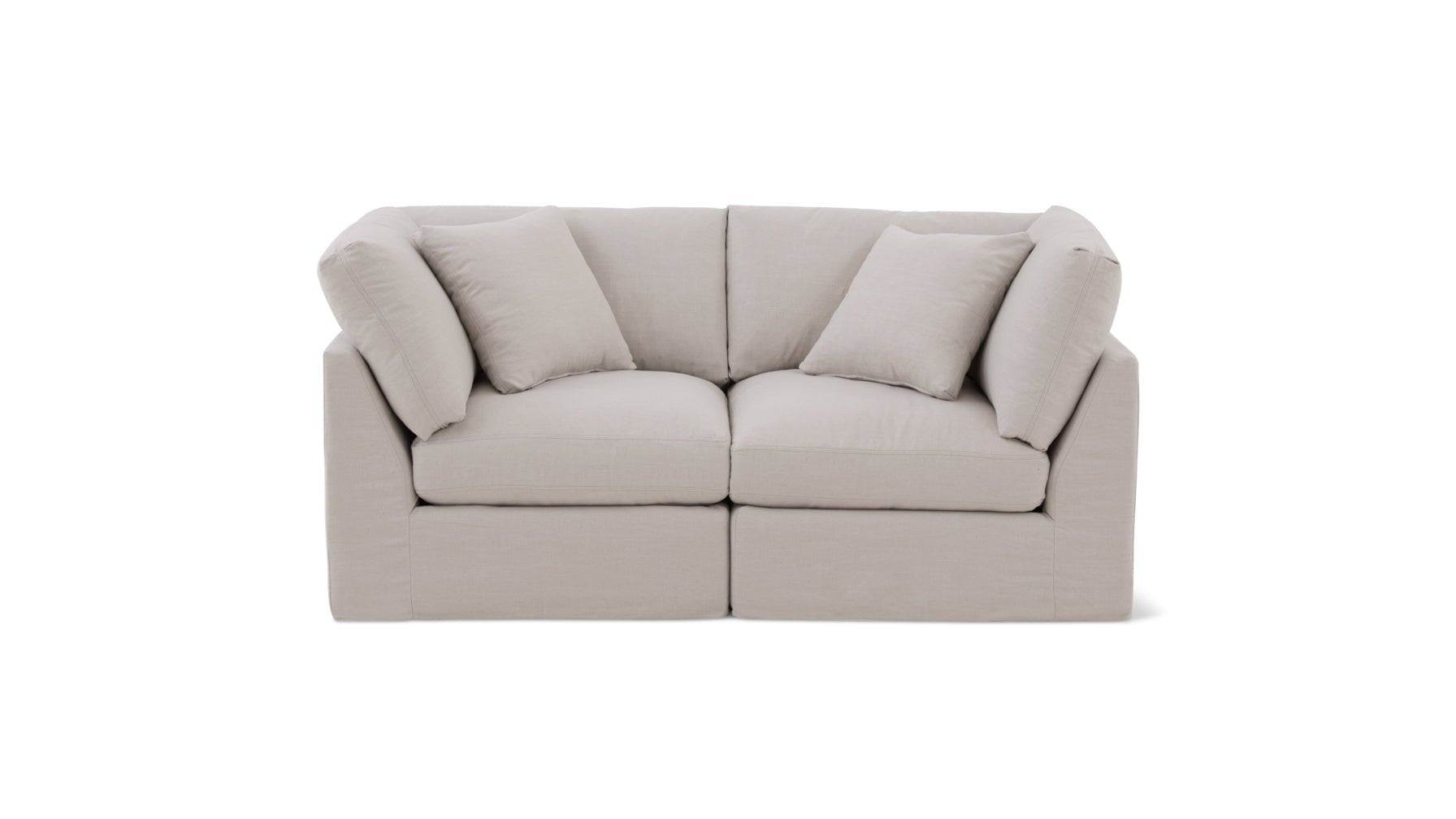Get Together™ 2-Piece Modular Sofa, Standard, Clay_image