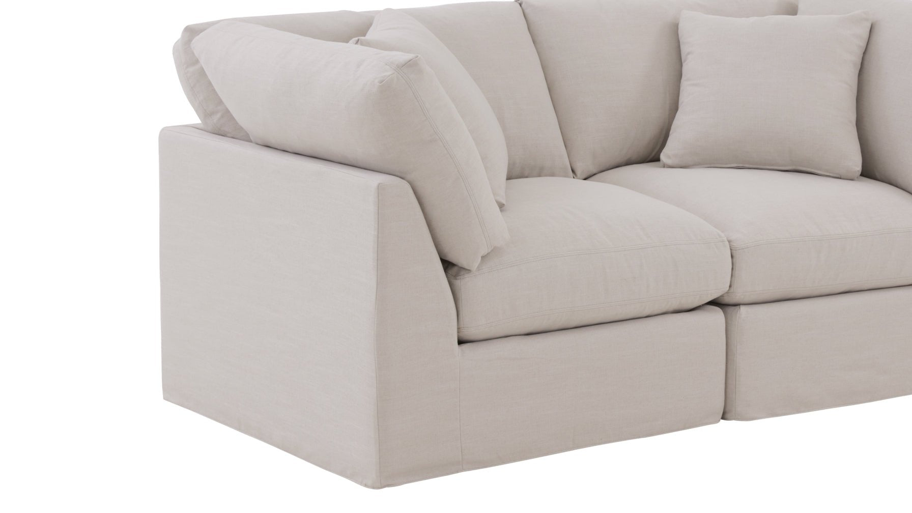 Get Together™ 2-Piece Modular Sofa, Standard, Clay - Image 7