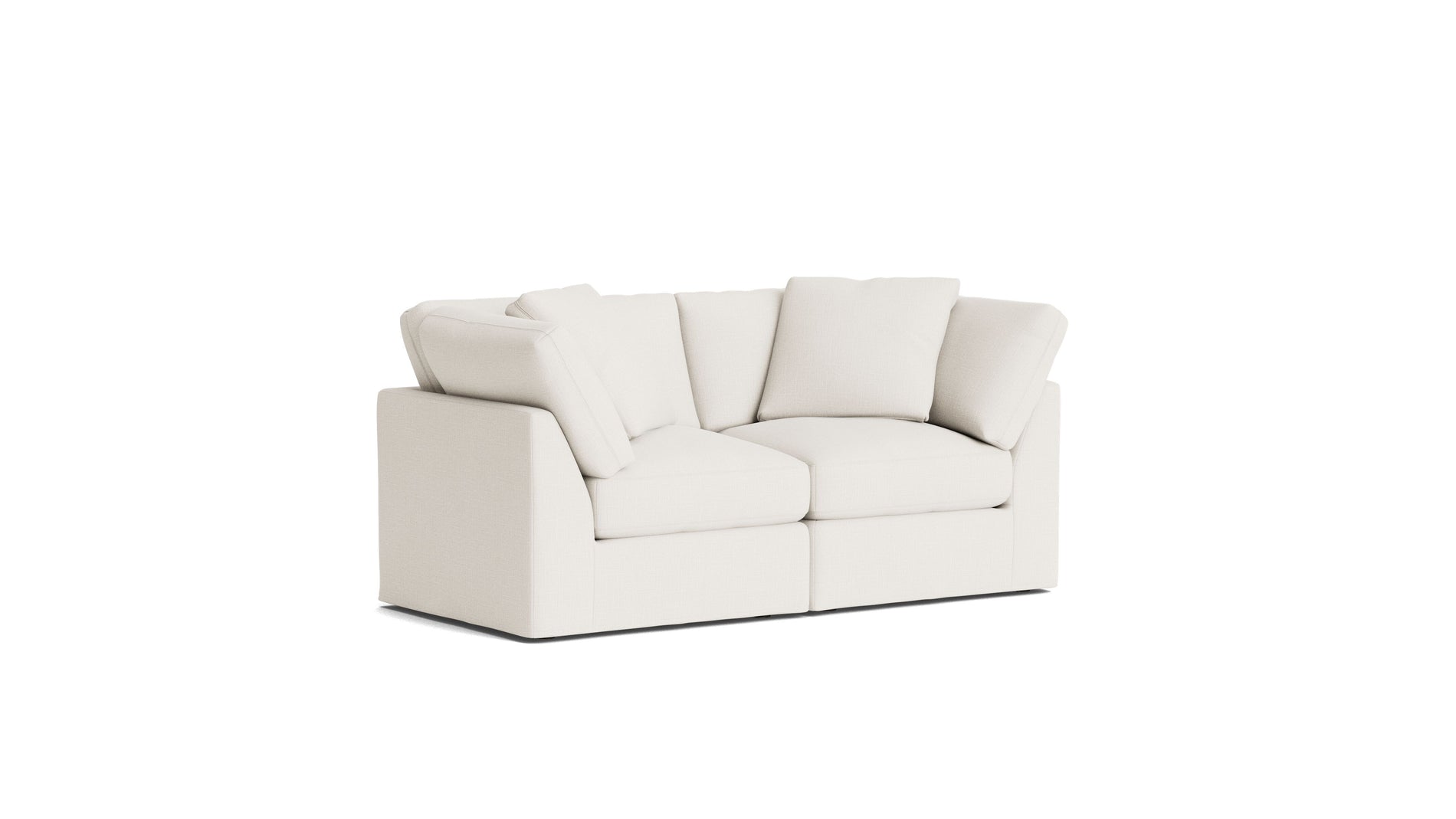 Get Together™ 2-Piece Modular Sofa, Standard, Cream Linen_image