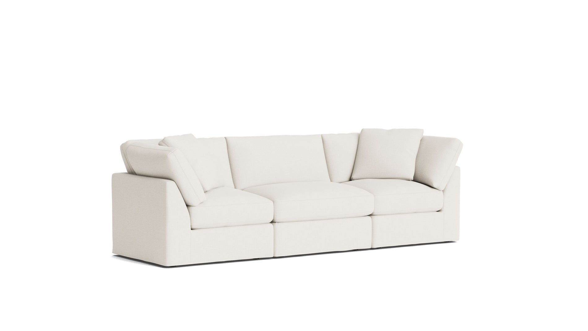 Get Together™ 3-Piece Modular Sofa, Standard, Cream Linen_image