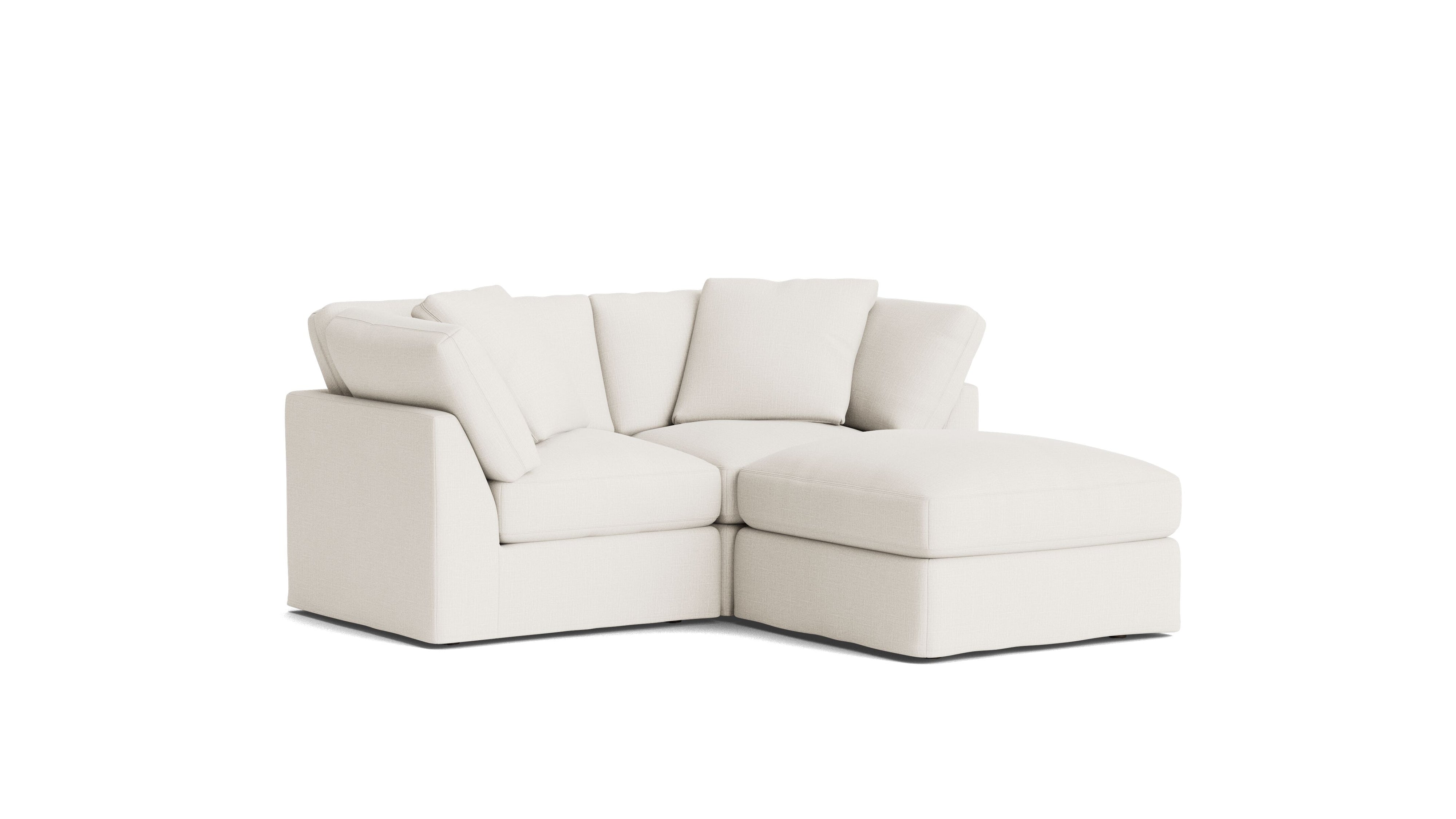 Get Together™ 3-Piece Modular Sectional, Standard, Cream Linen