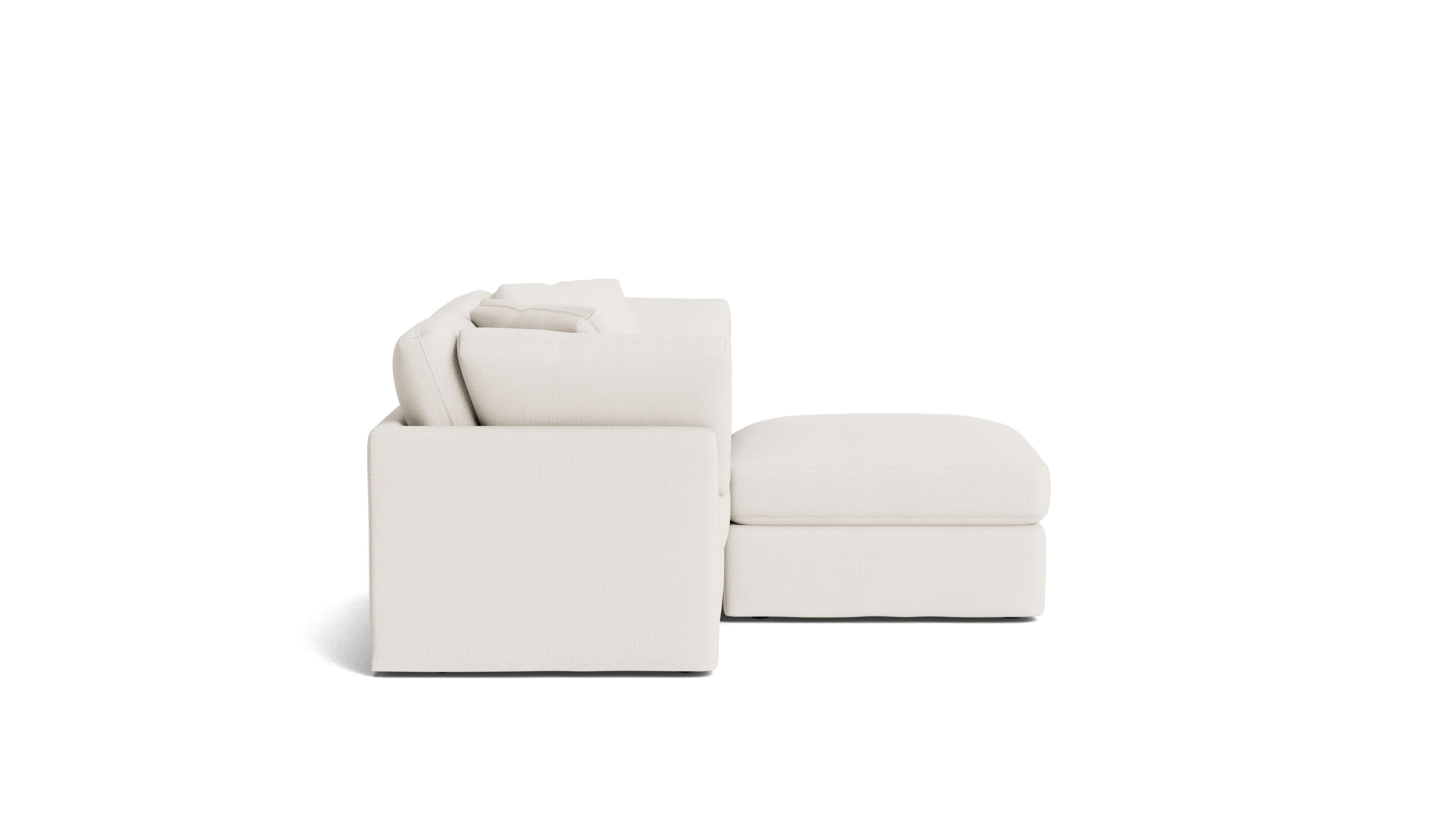 Get Together™ 3-Piece Modular Sectional, Standard, Cream Linen