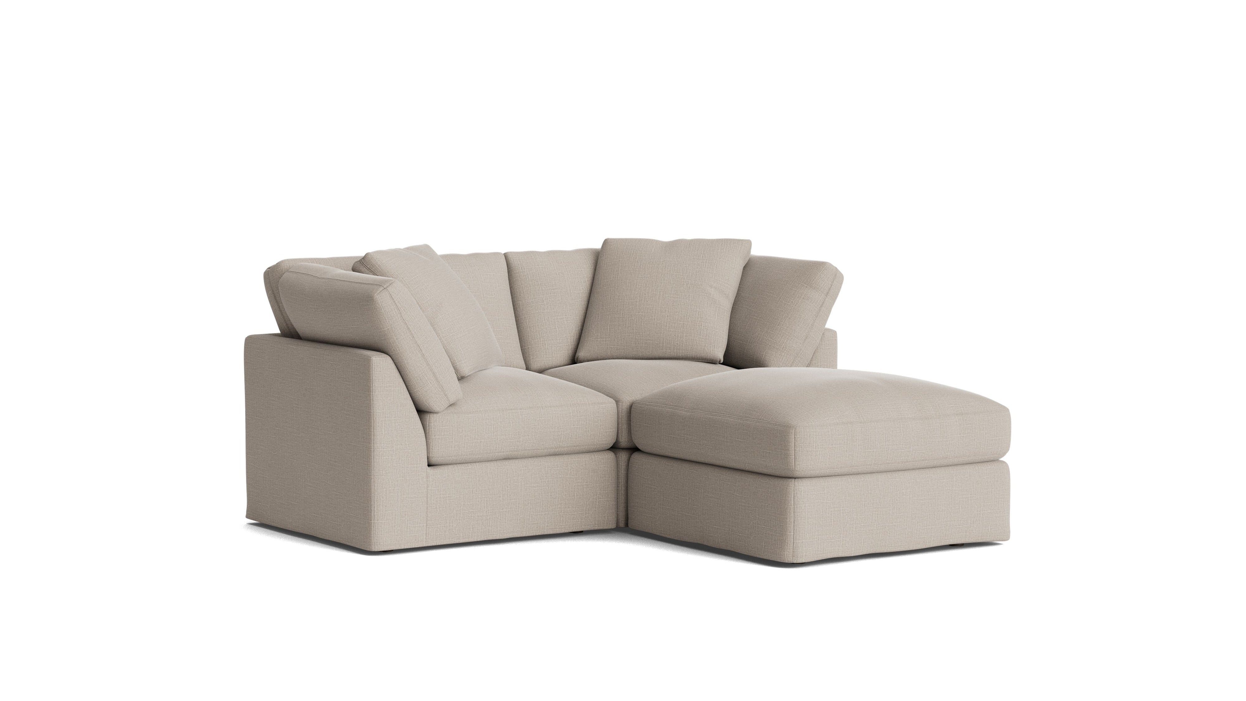 Get Together™ 3-Piece Modular Sectional, Standard, Light Pebble