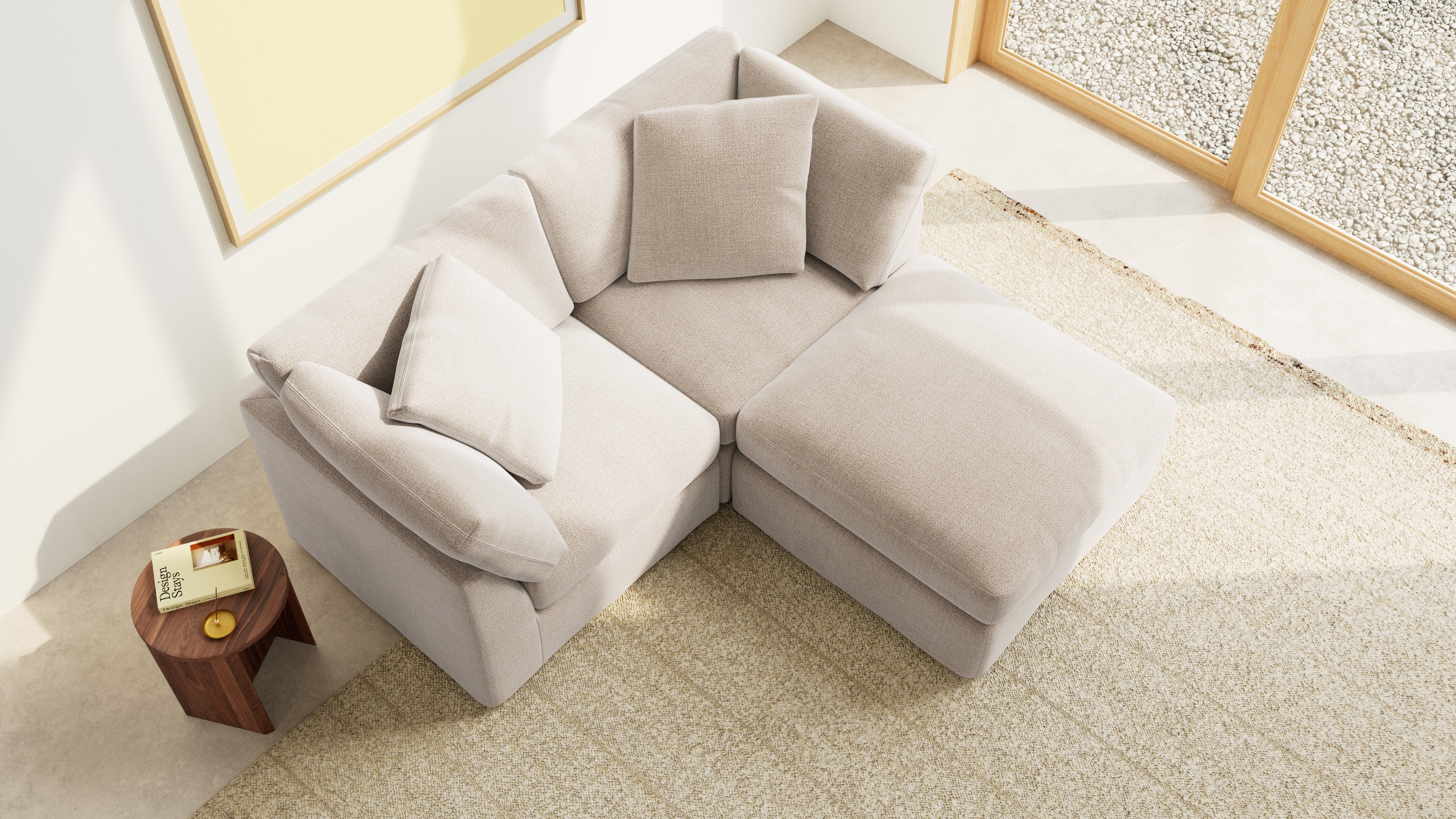 Get Together™ 3-Piece Modular Sectional, Standard, Champagne