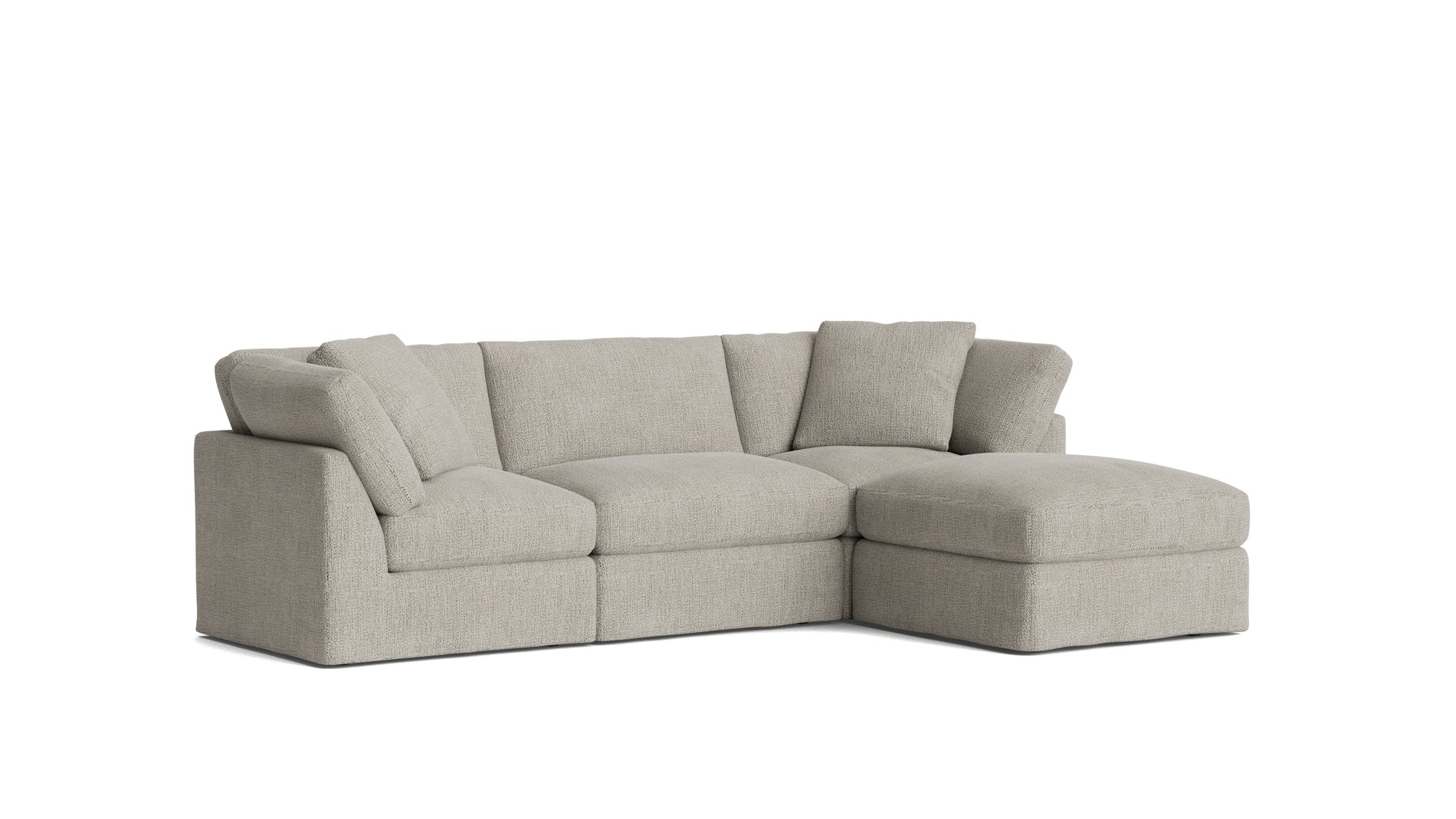 Get Together™ 4-Piece Modular Sectional, Standard, Oatmeal_image