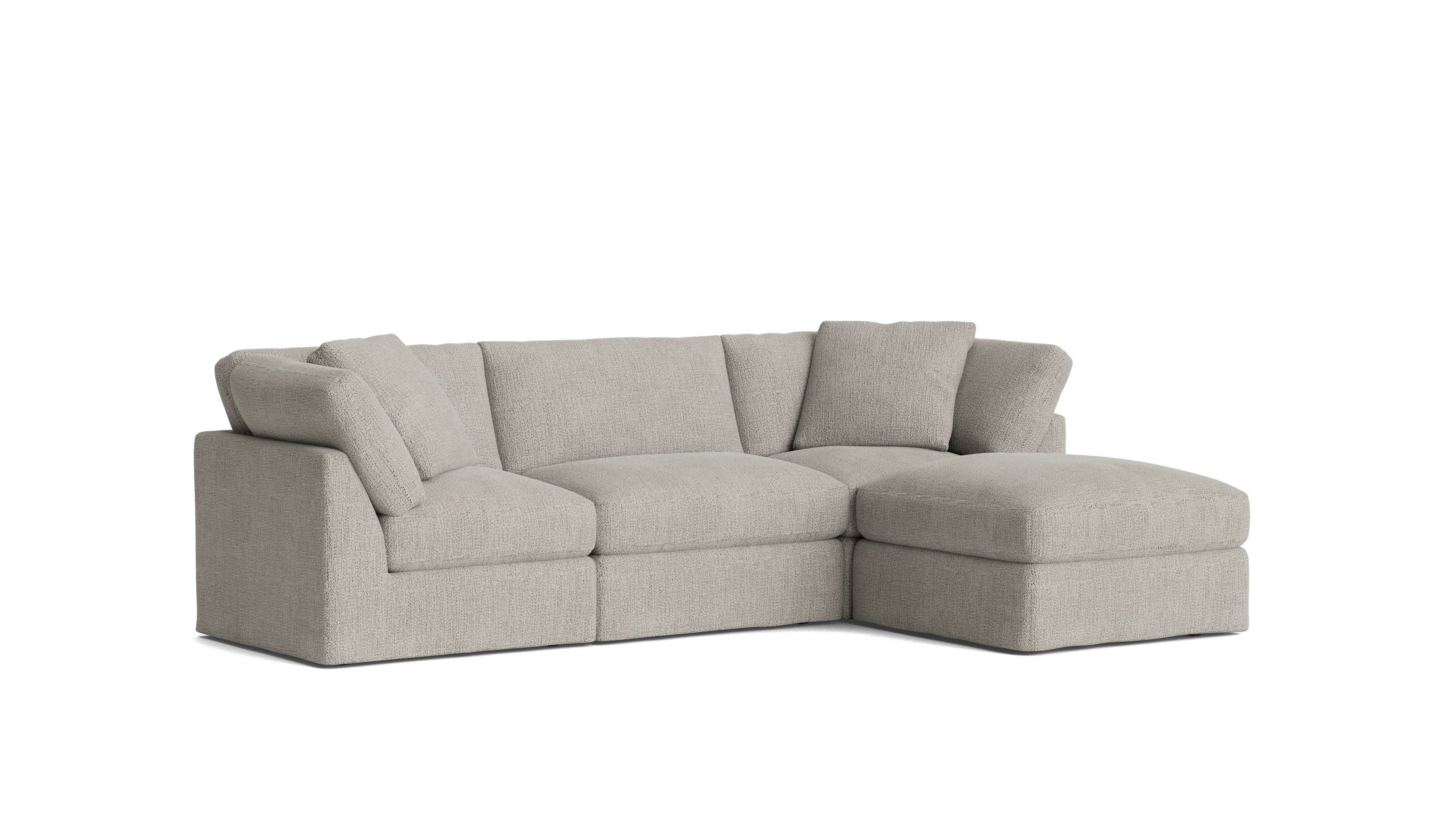 Get Together™ 4-Piece Modular Sectional, Standard, Oatmeal