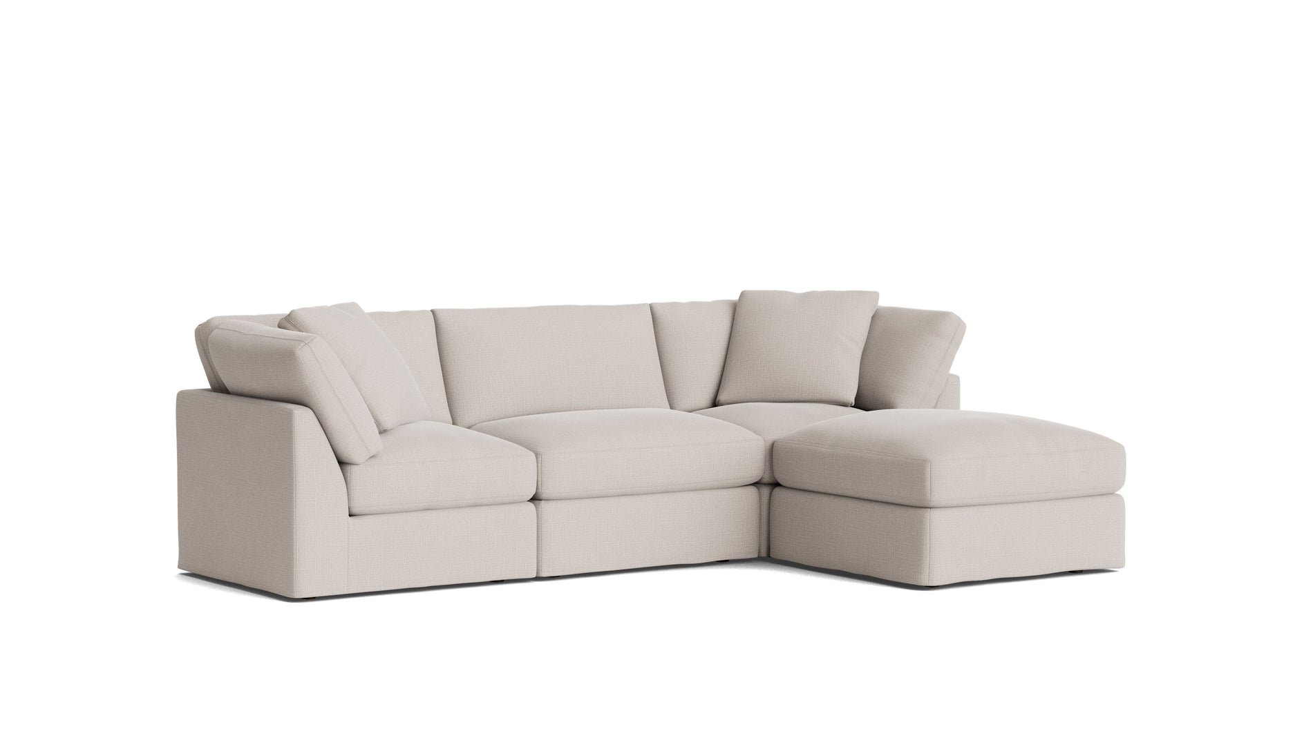 Get Together™ 4-Piece Modular Sectional, Standard, Clay_image