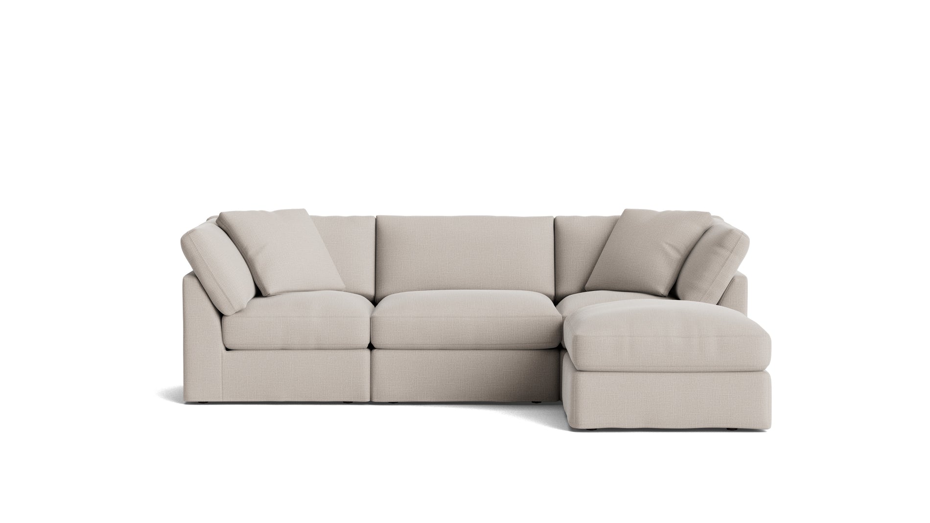 Get Together™ 4-Piece Modular Sectional, Standard, Clay_image