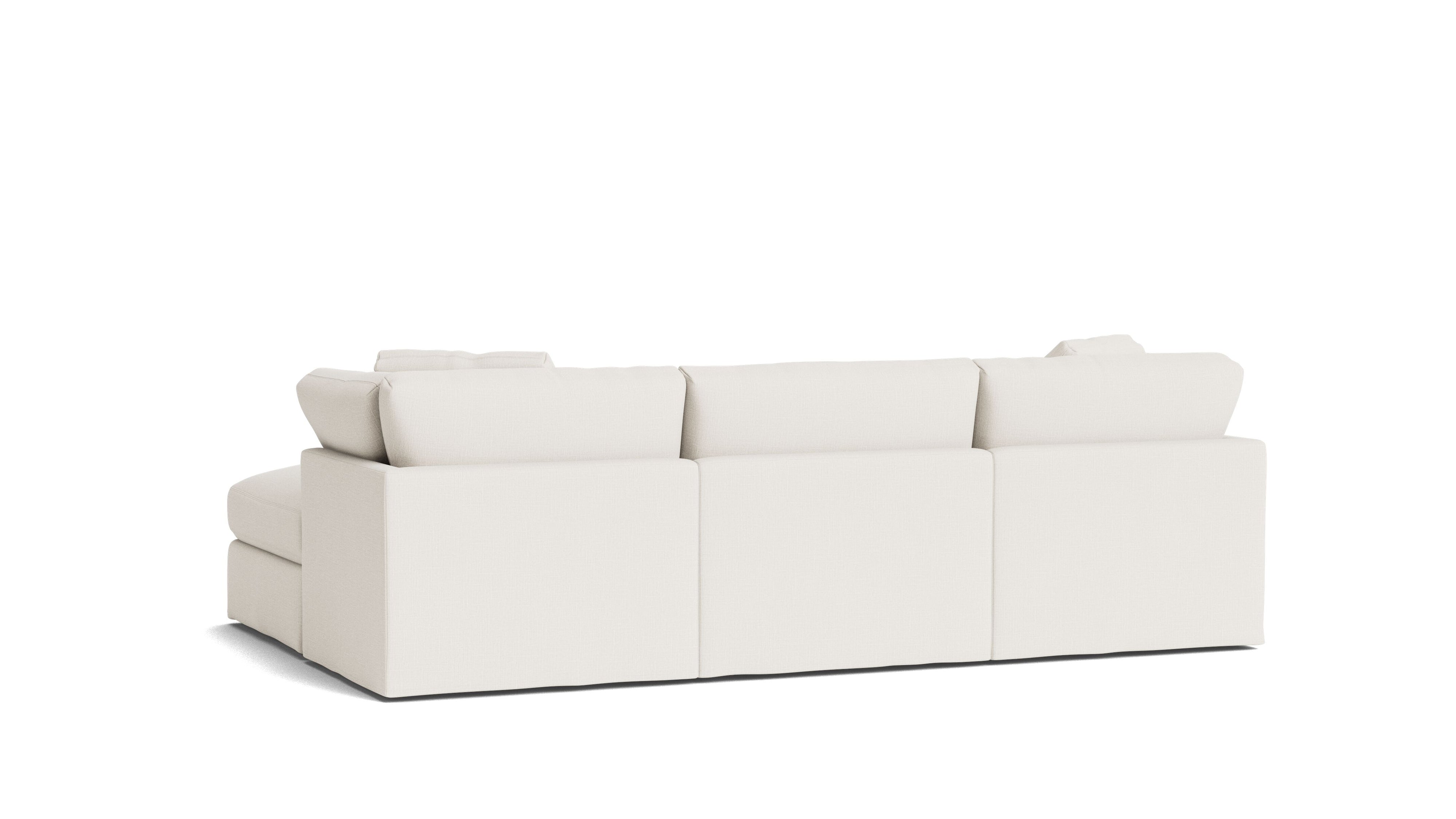 Get Together™ 4-Piece Modular Sectional, Standard, Cream Linen