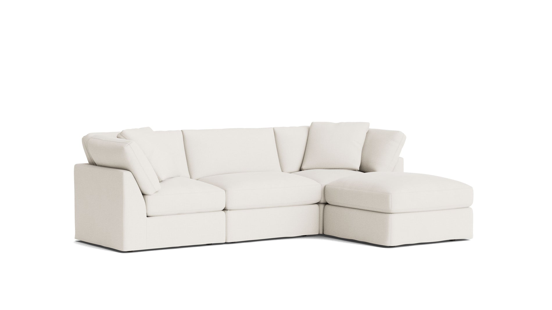 Get Together™ 4-Piece Modular Sectional, Standard, Cream Linen_image