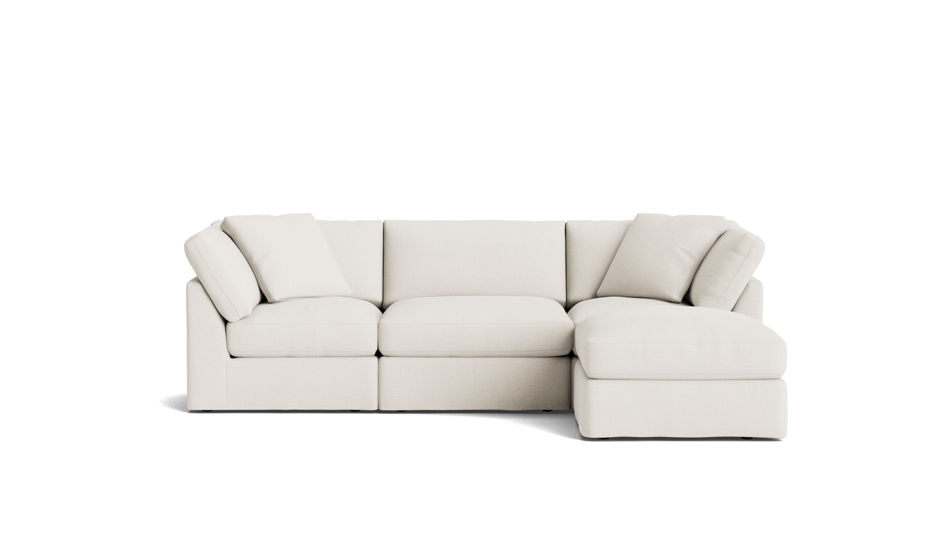 Get Together™ 4-Piece Modular Sectional, Standard, Cream Linen_image