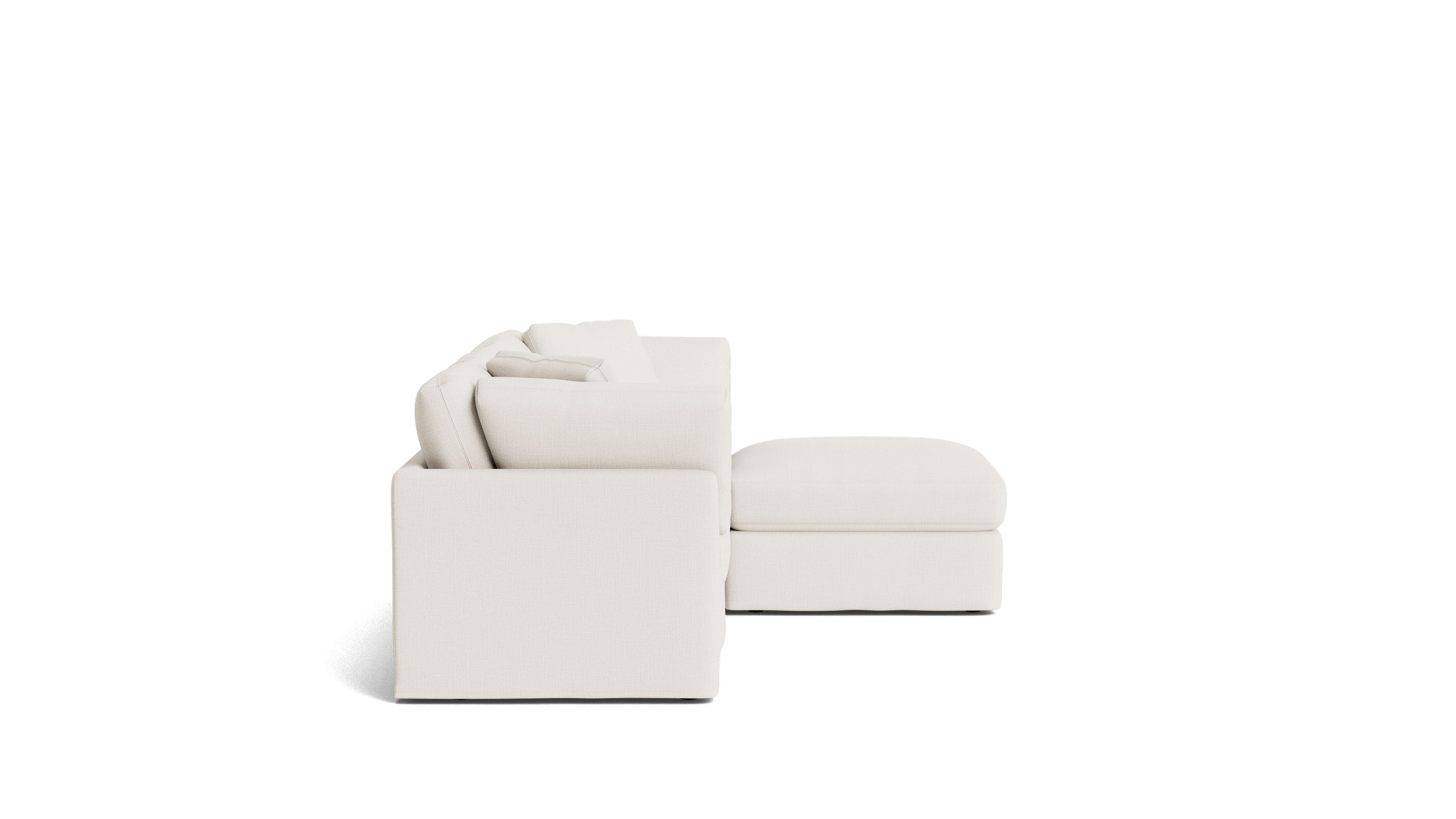 Get Together™ 4-Piece Modular Sectional, Standard, Cream Linen