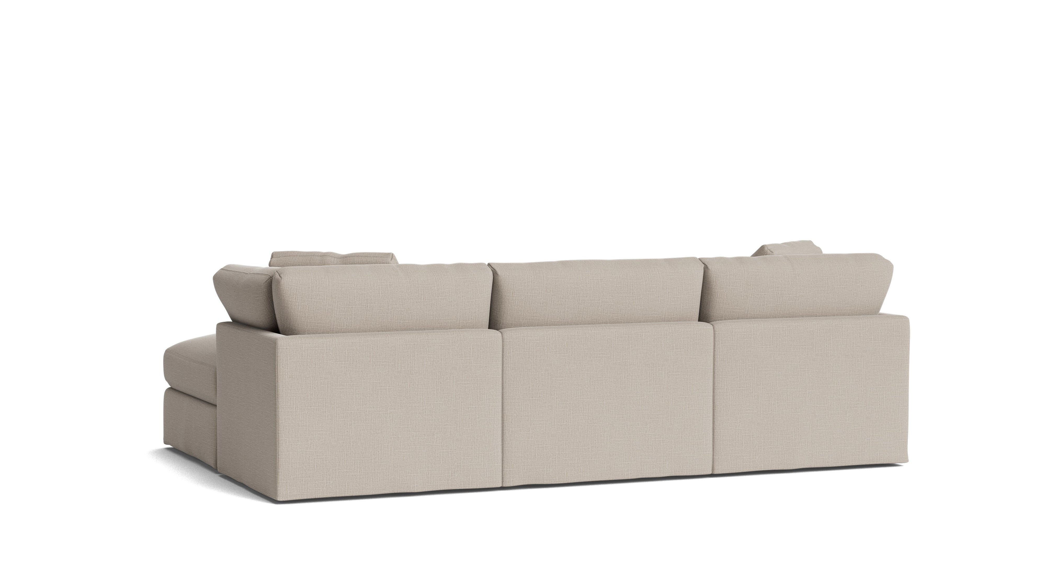 Get Together™ 4-Piece Modular Sectional, Standard, Light Pebble - Image 8
