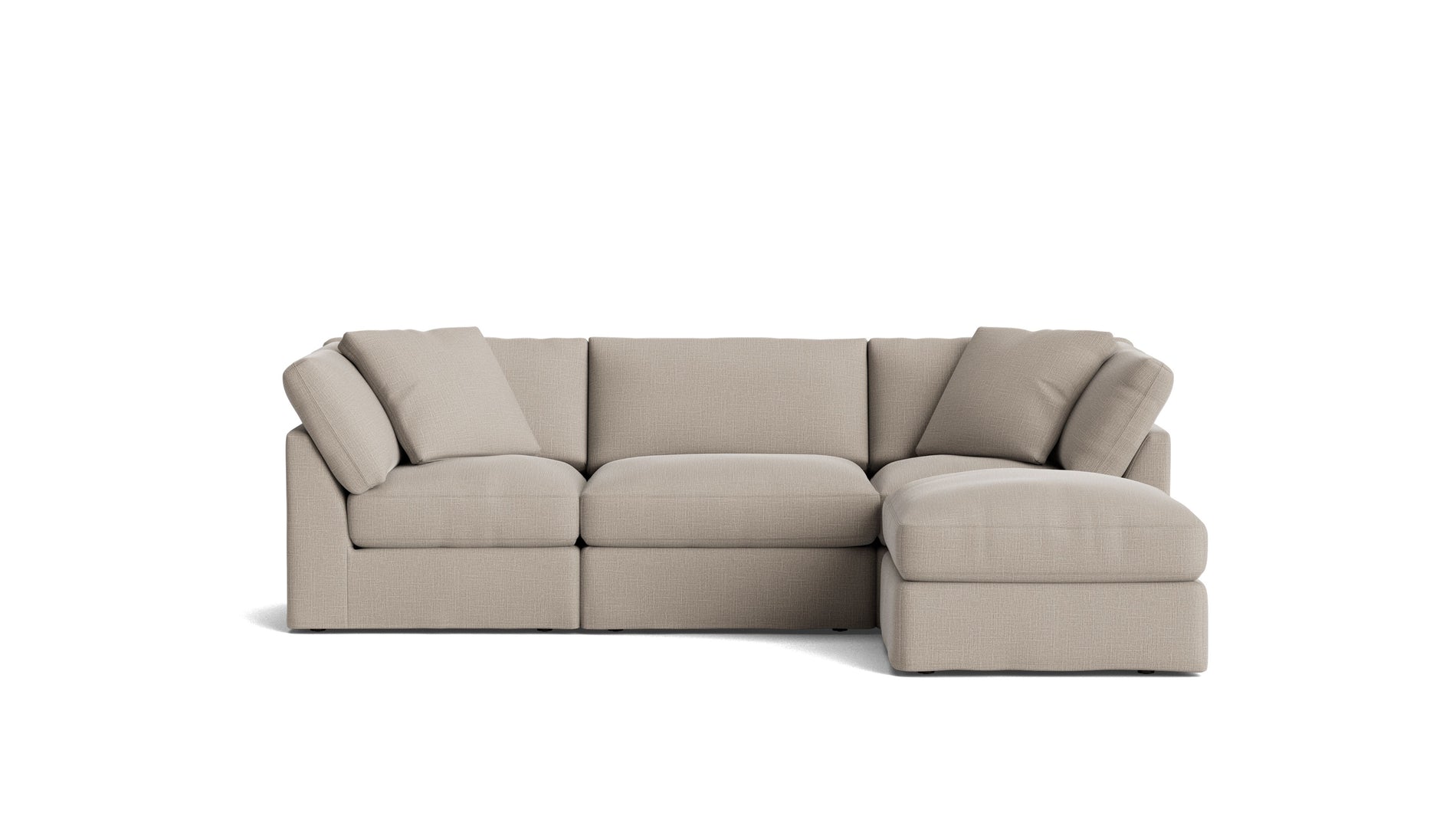 Get Together™ 4-Piece Modular Sectional, Standard, Light Pebble_image