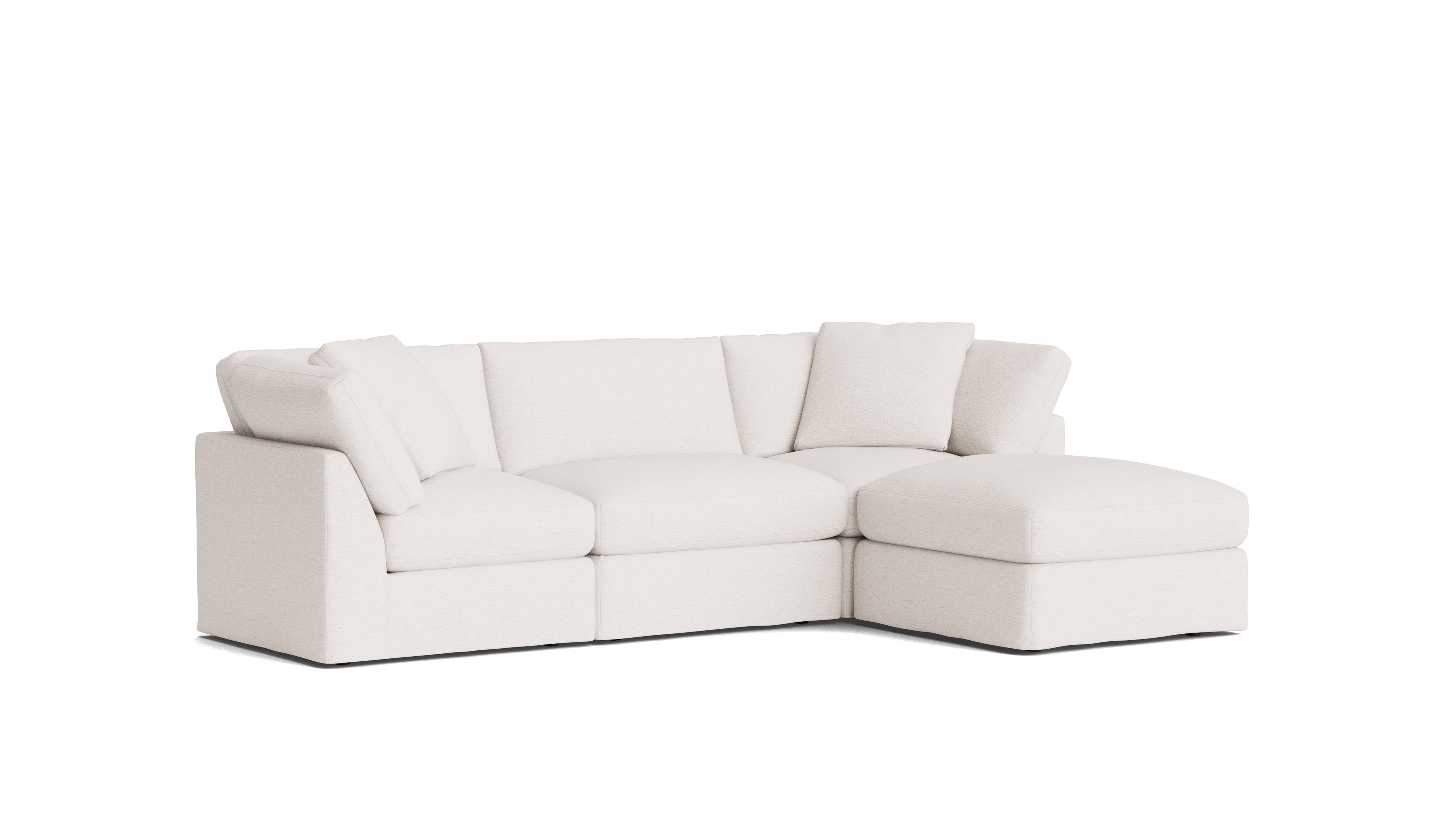 Get Together™ 4-Piece Modular Sectional, Standard, Nomad Snow