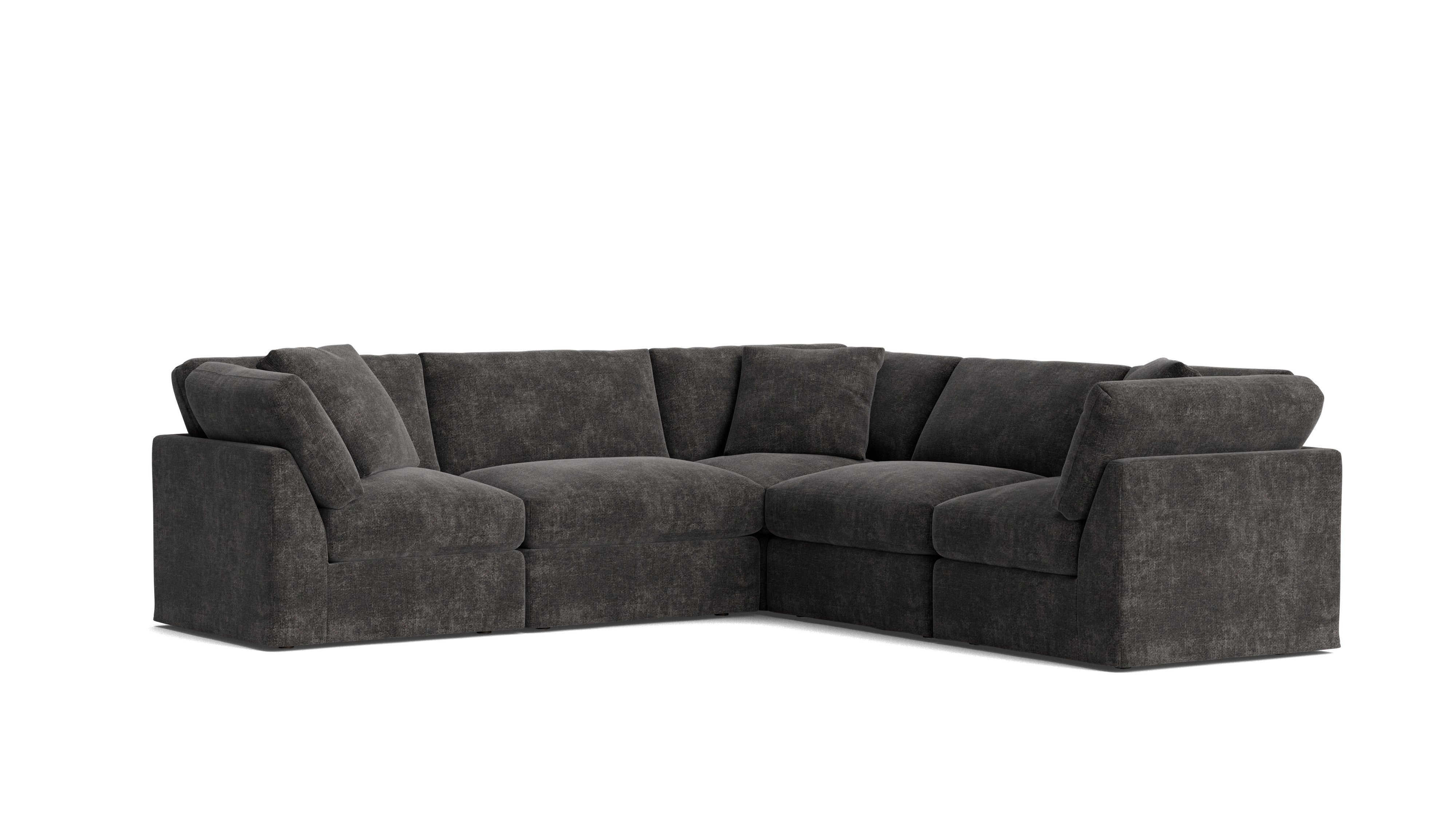 Get Together™ 5-Piece Modular Sectional Closed, Standard, Truffle
