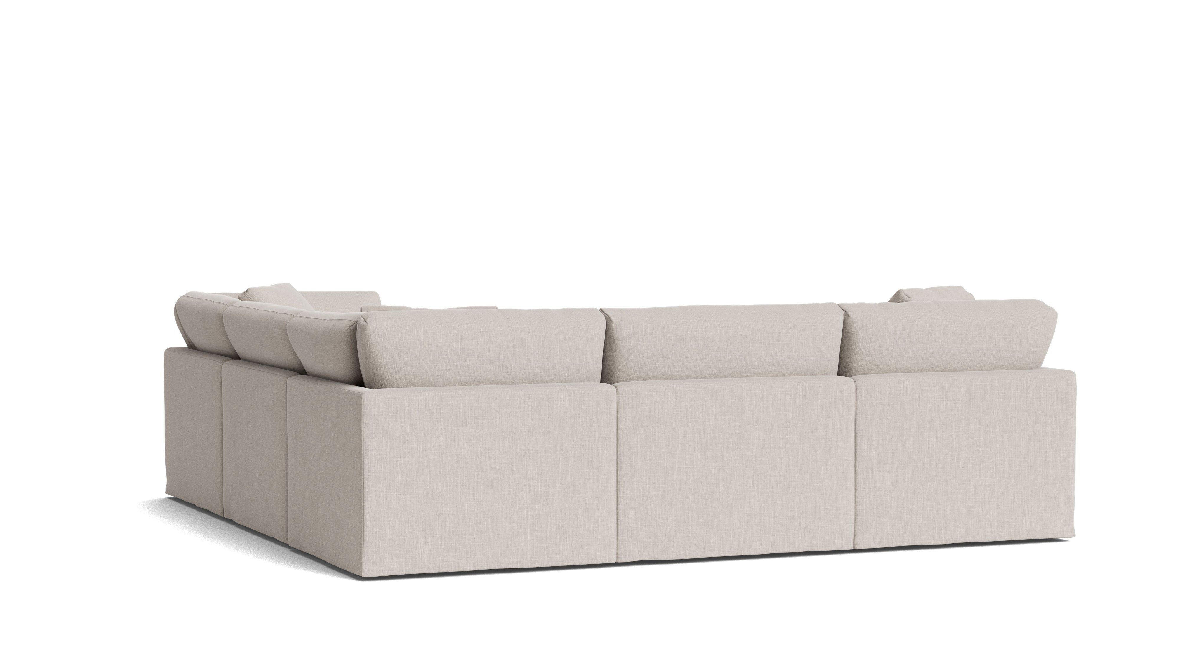 Get Together™ 5-Piece Modular Sectional Closed, Standard, Clay