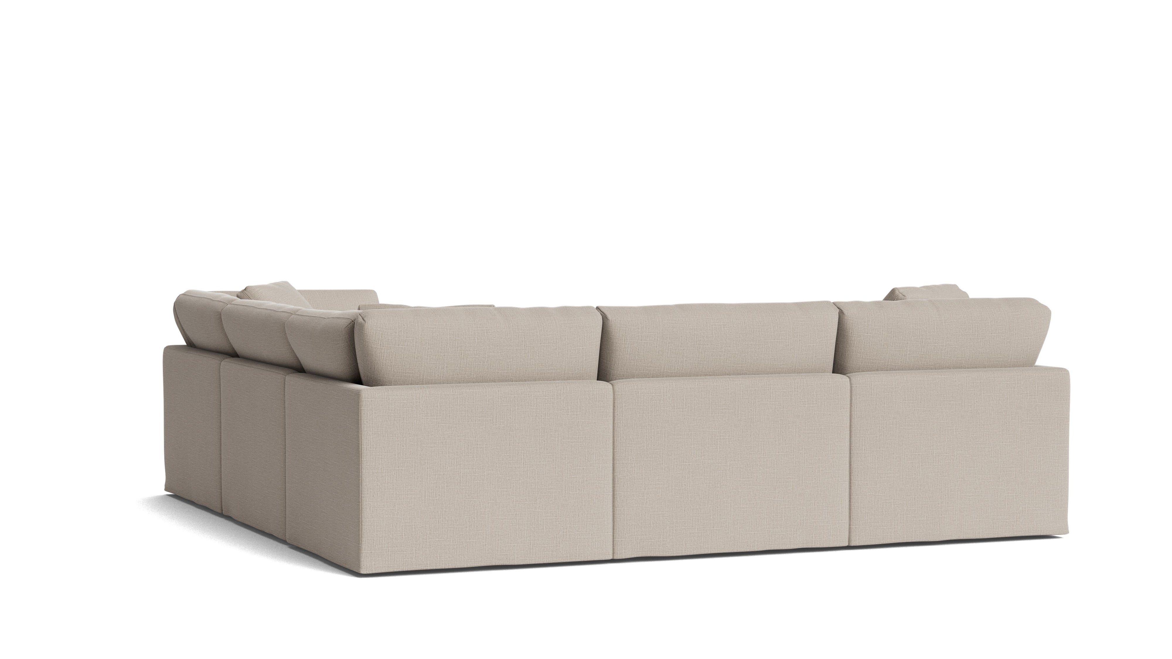 Get Together™ 5-Piece Modular Sectional Closed, Standard, Light Pebble