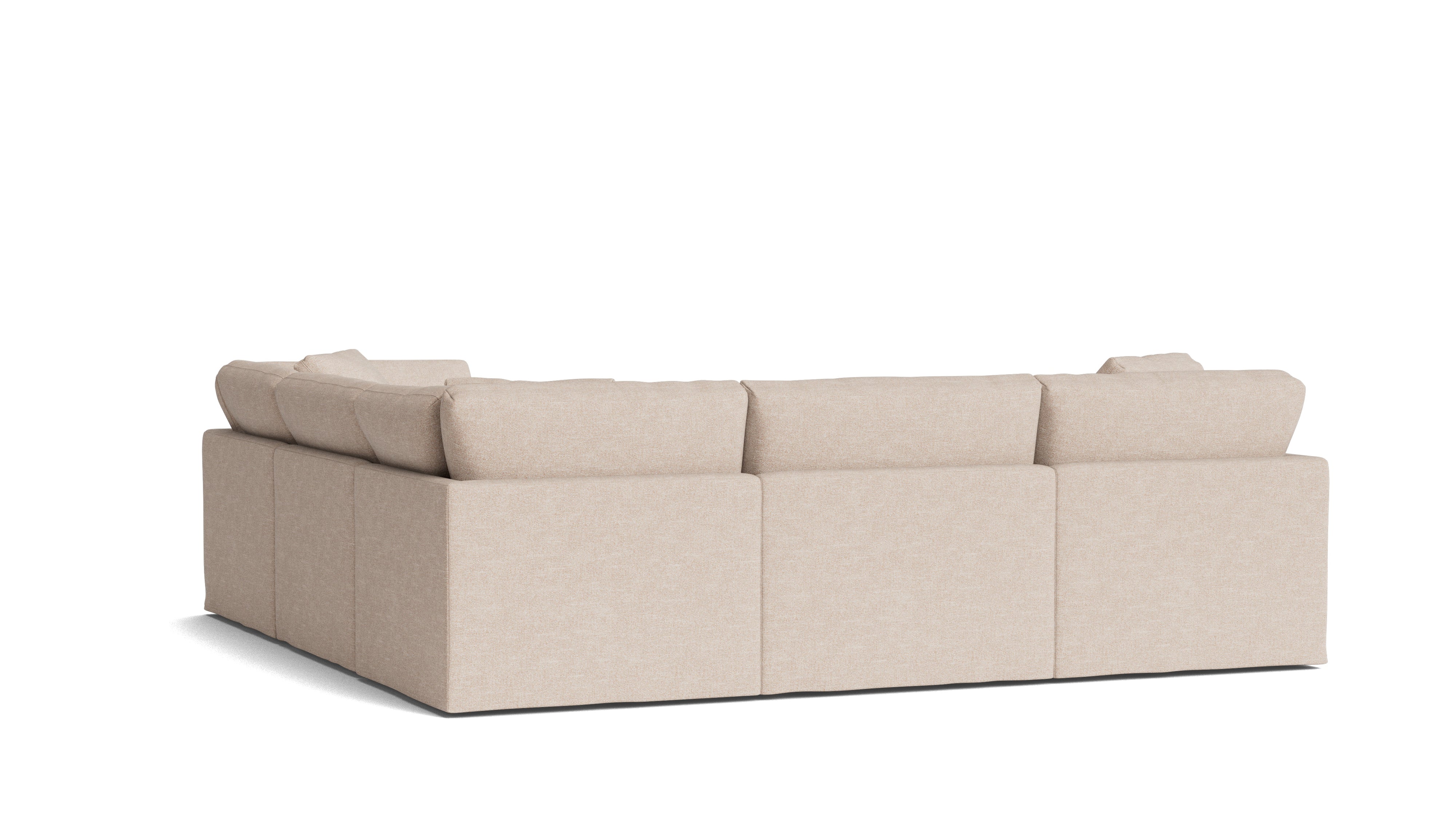 Get Together™ 5-Piece Modular Sectional Closed, Standard, Sunbeam