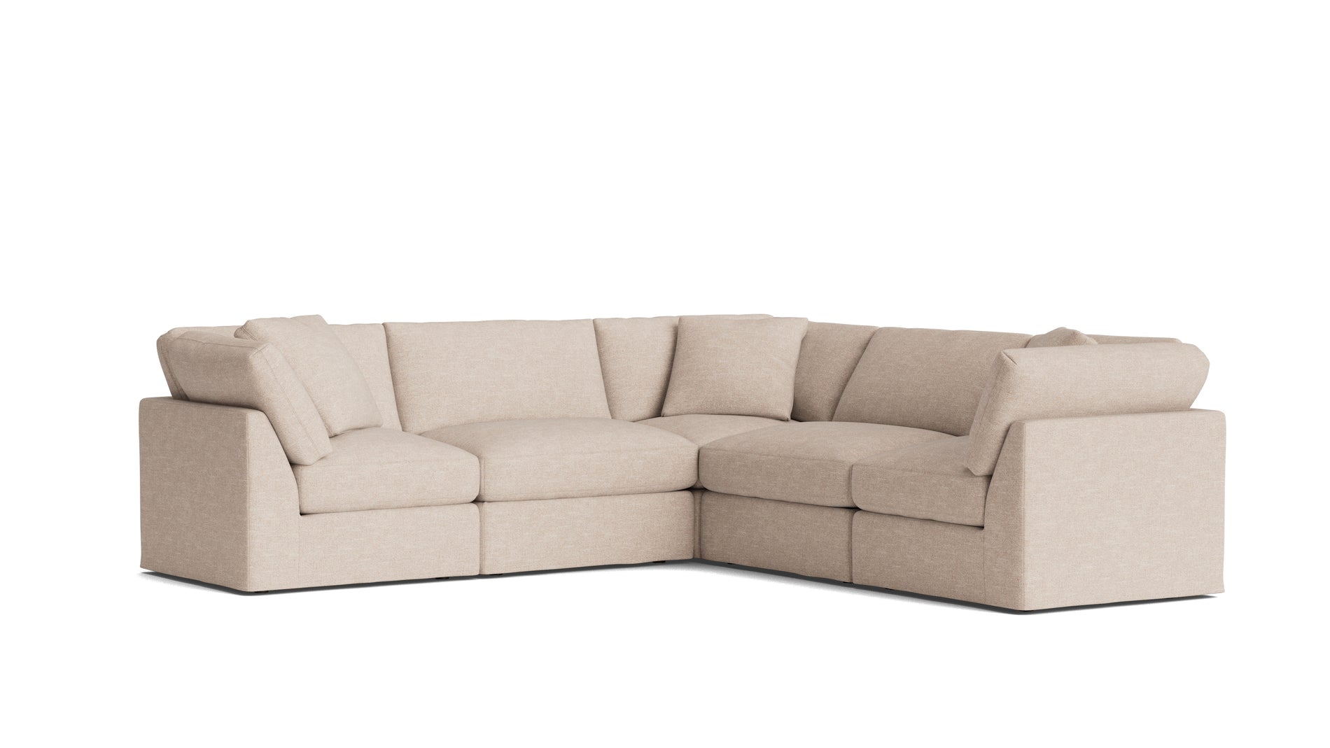 Get Together™ 5-Piece Modular Sectional Closed, Standard, Sunbeam_image