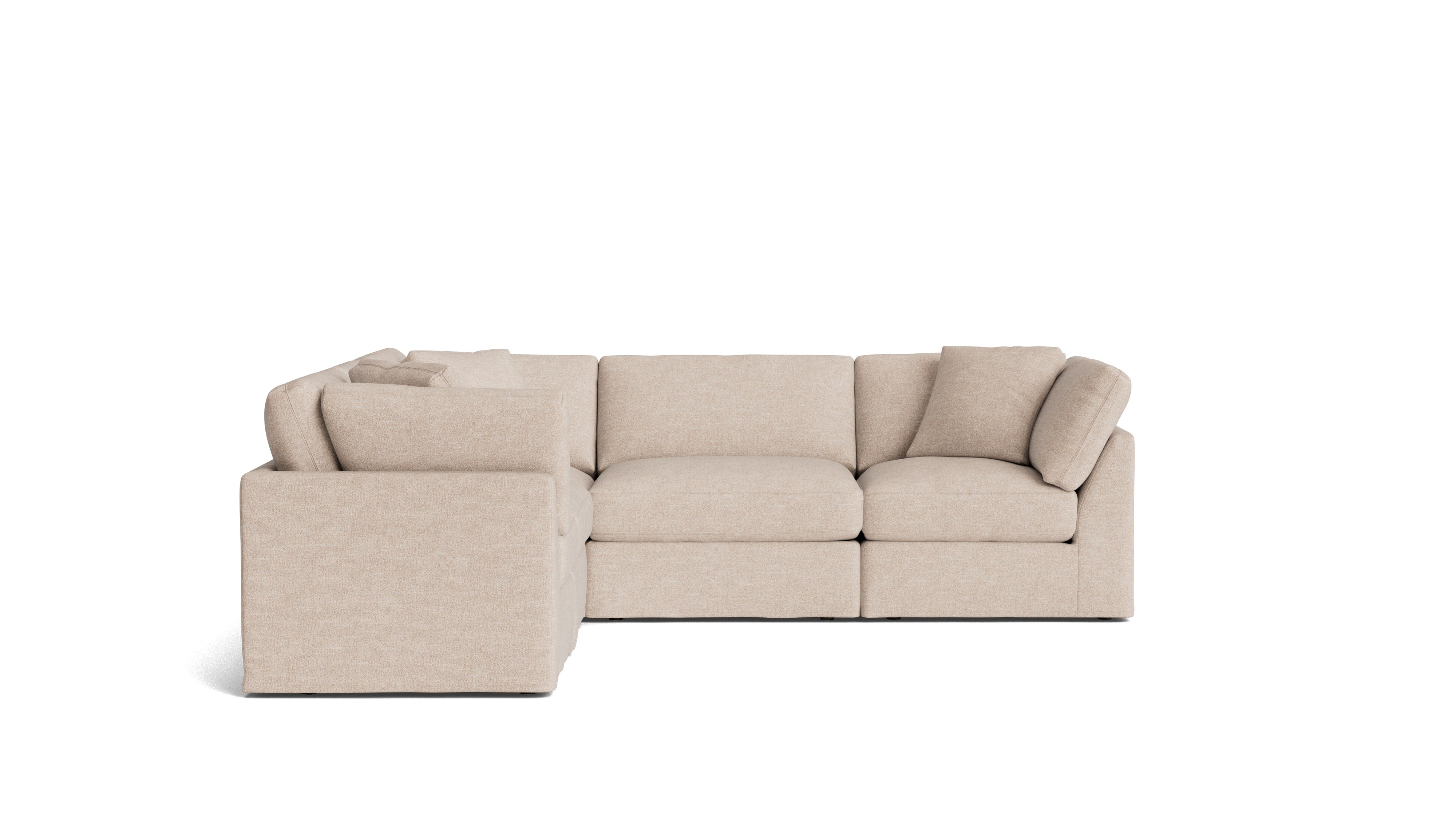 Get Together™ 5-Piece Modular Sectional Closed, Standard, Sunbeam
