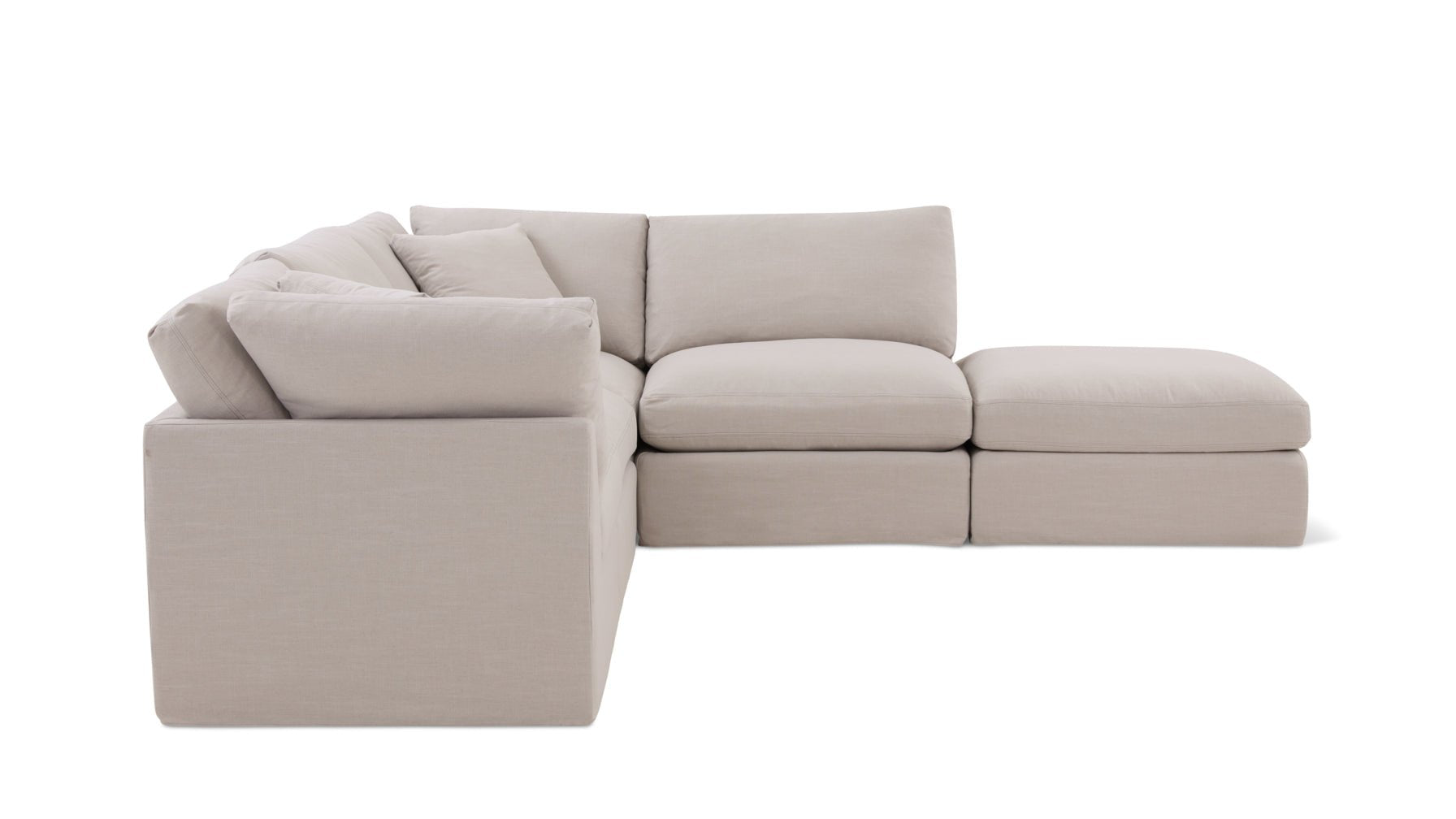 Get Together™ 5-Piece Modular Sectional, Standard, Clay - Image 9