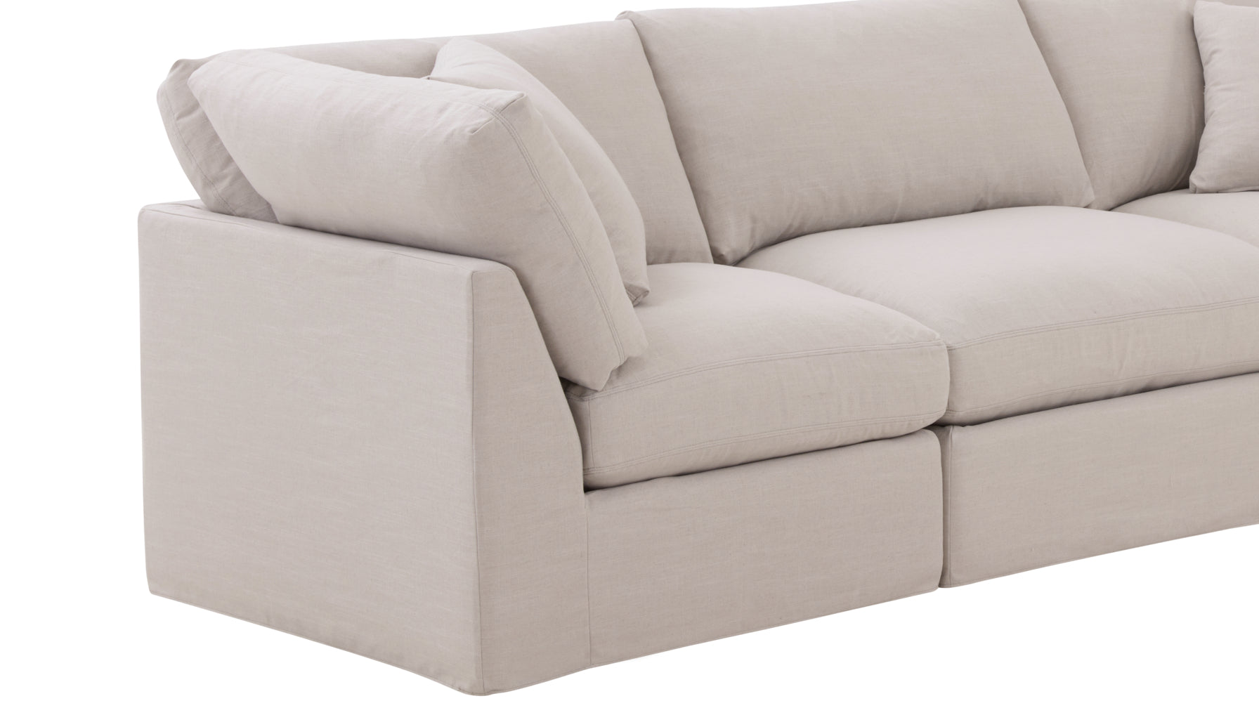 Get Together™ 5-Piece Modular Sectional, Standard, Clay - Image 7