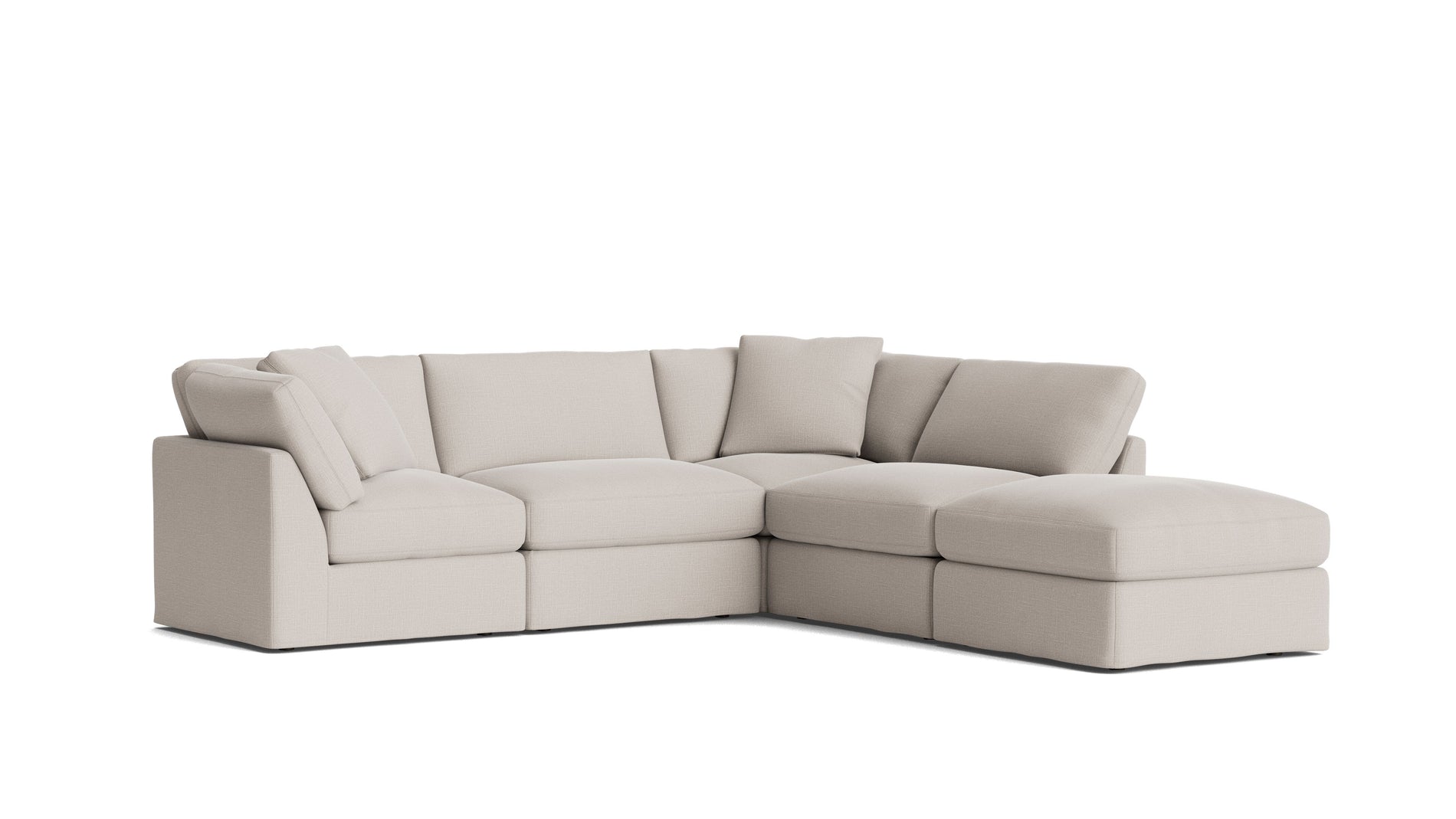 Get Together™ 5-Piece Modular Sectional, Standard, Clay_image